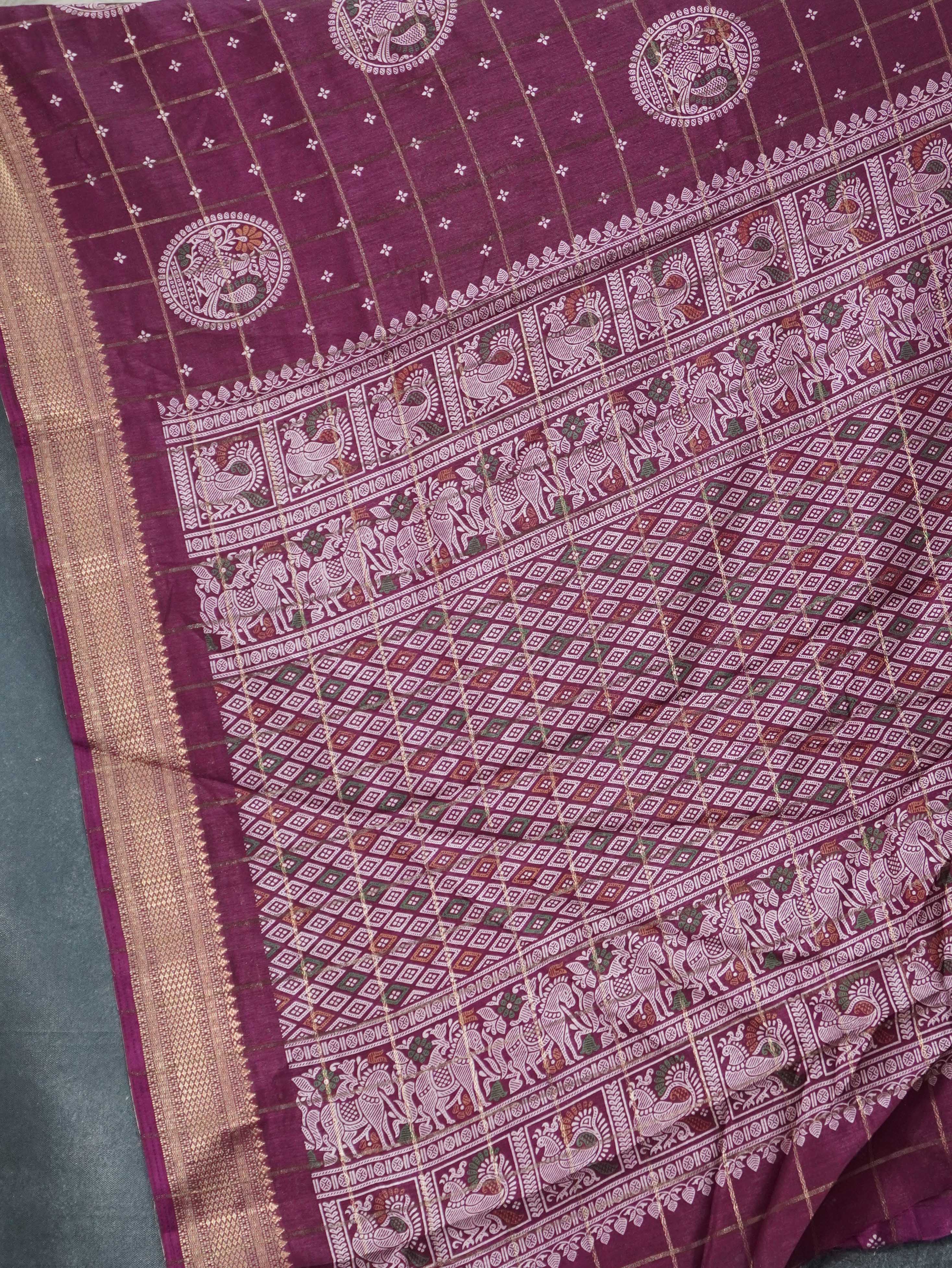 Printed Dola Saree | TTDS3301