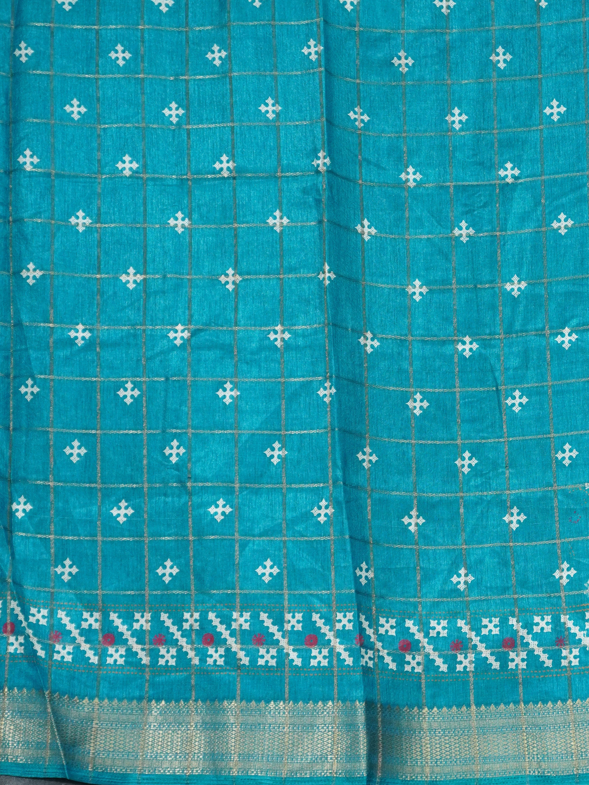Printed Dola Saree | TTDS3326