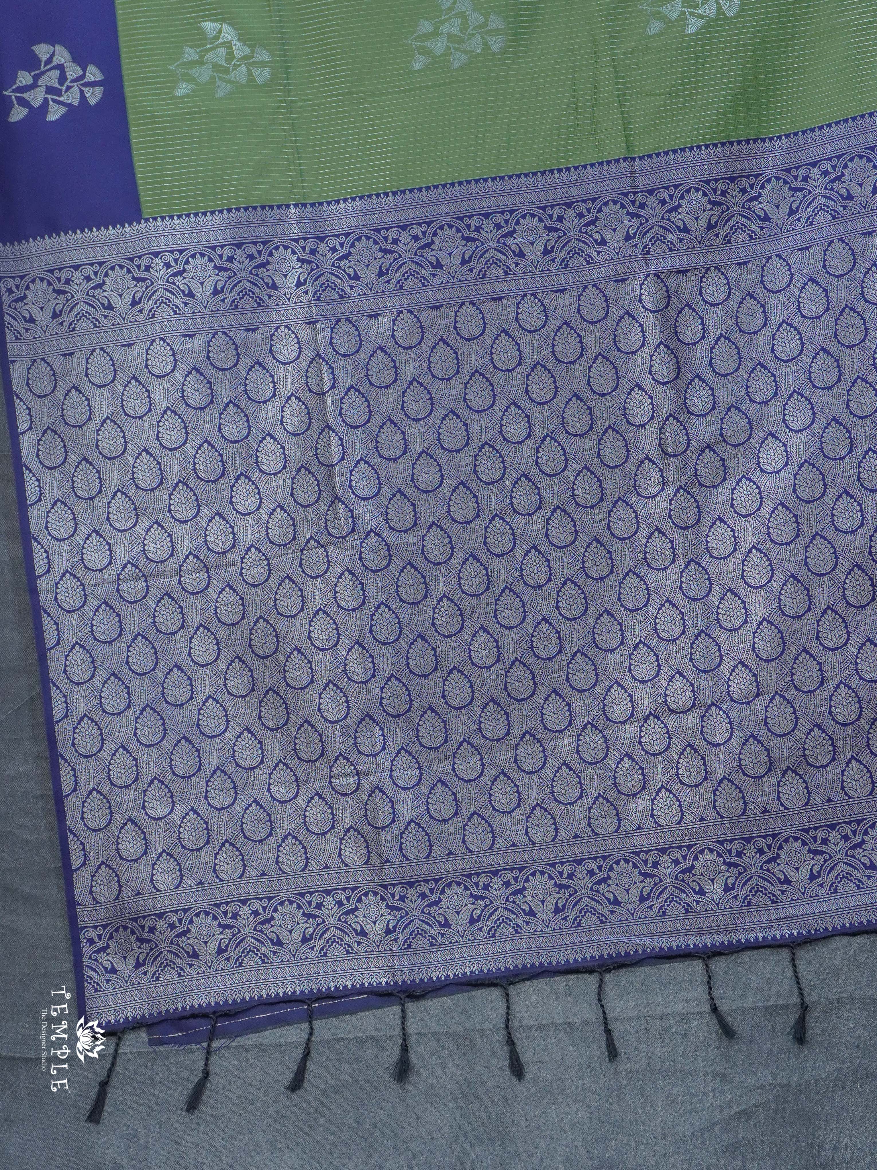 Lichi Silk Saree With Zari woven Pattern | TTDS2366