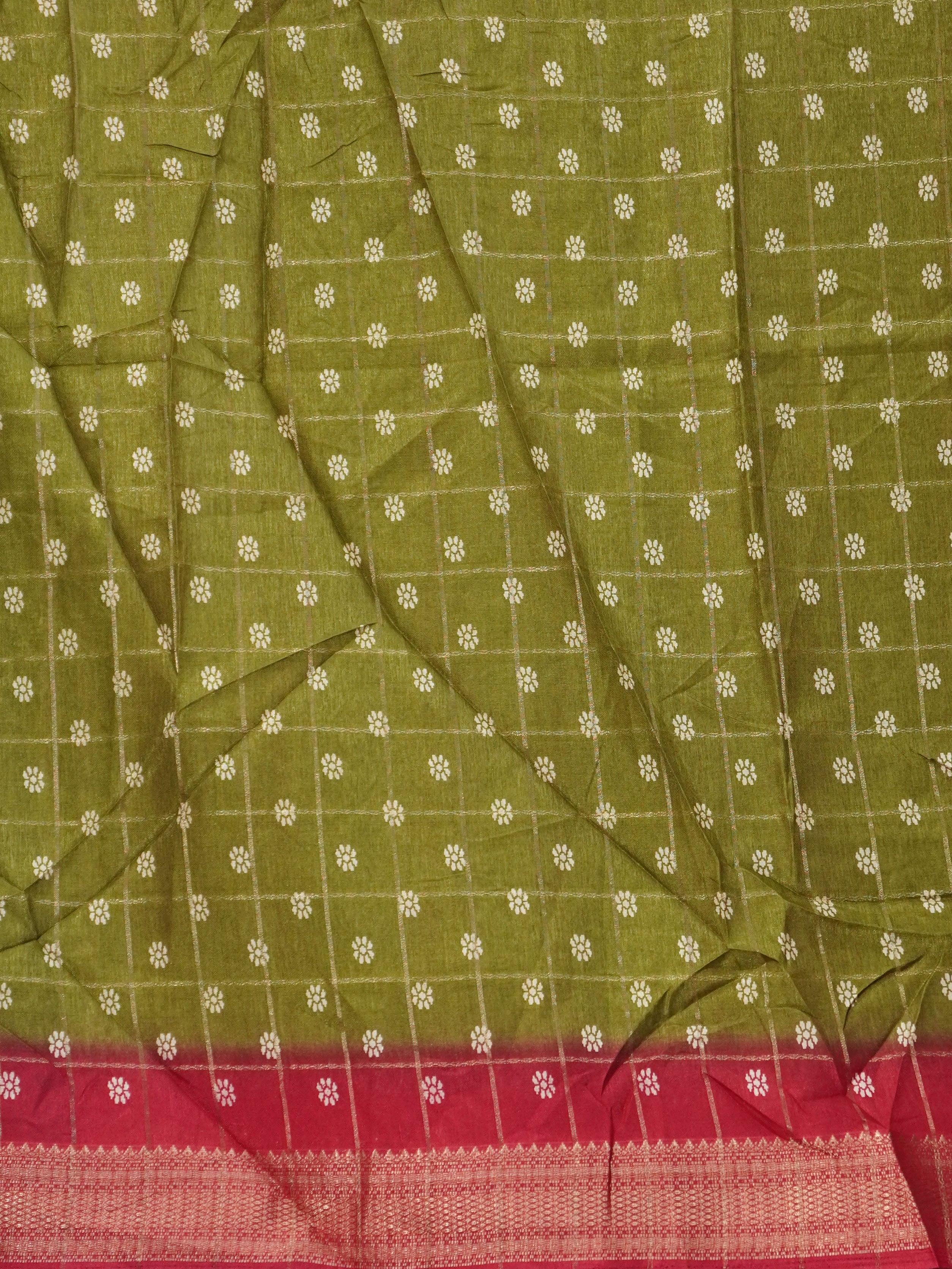 Linen Cotton Saree | TTDS3307