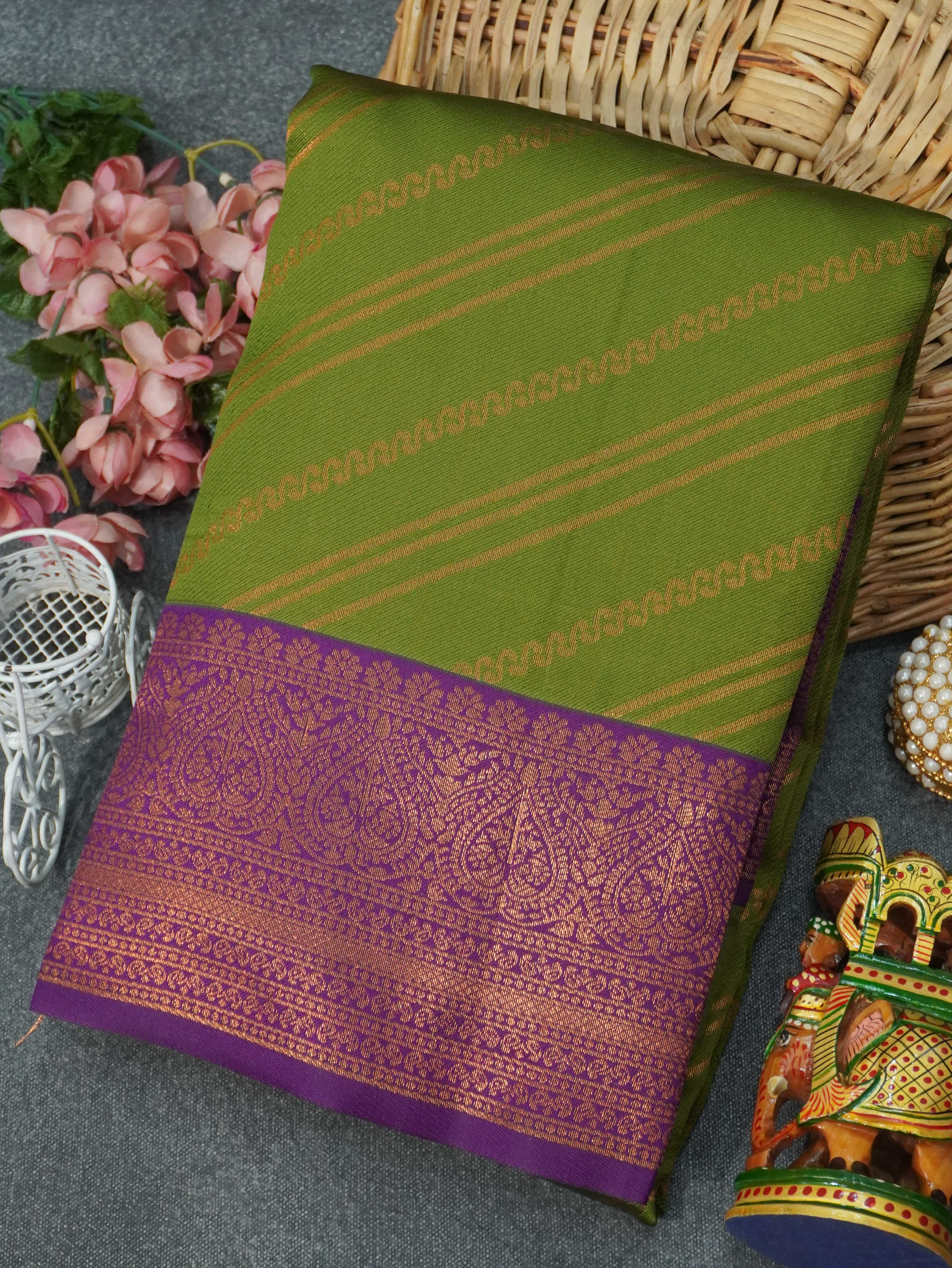 Semi Silk Saree | TTDS3267