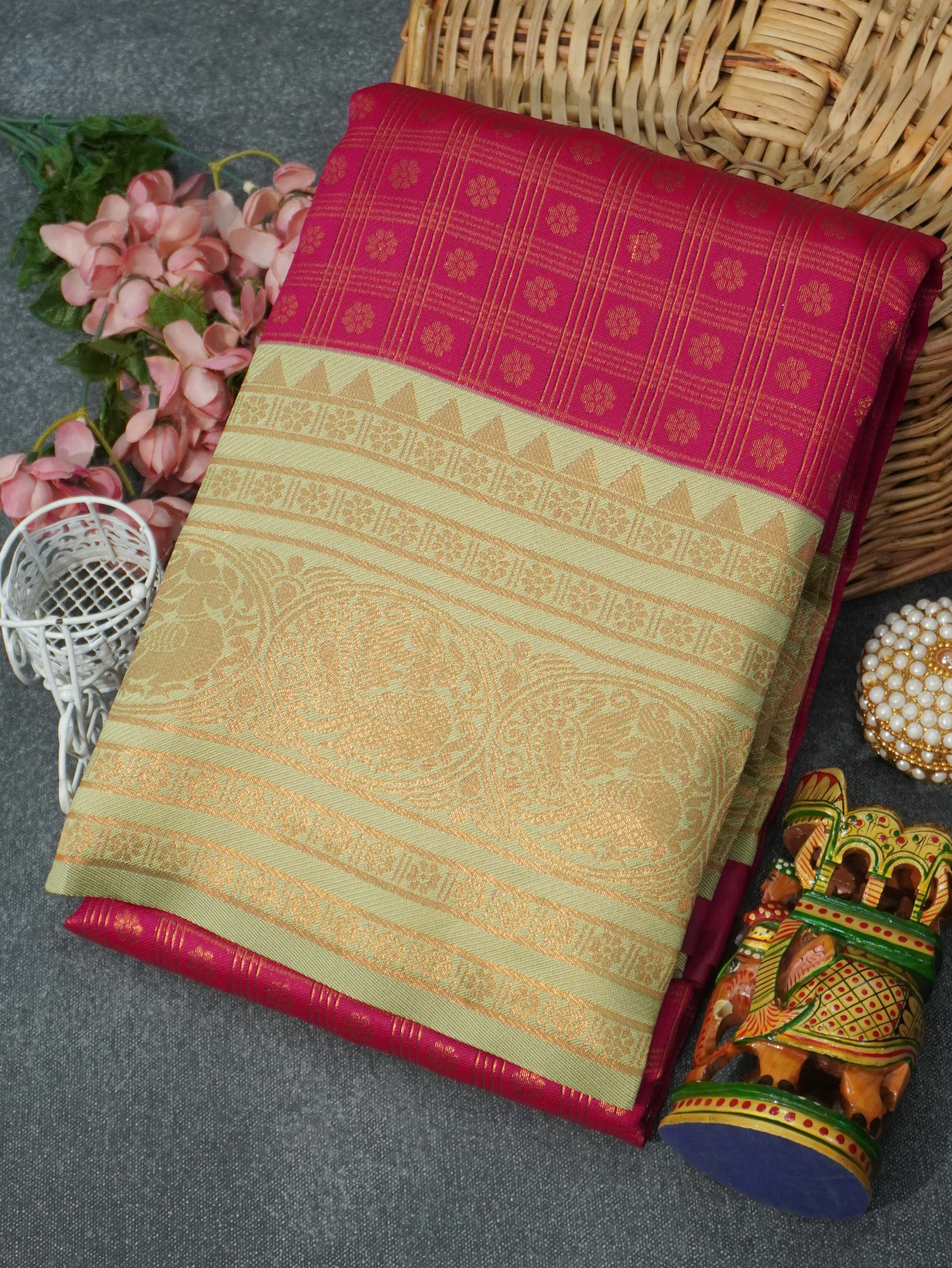Semi Silk Saree | TTDS3268
