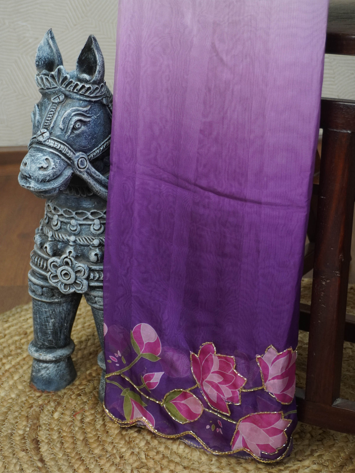 Fancy Organza Saree | TTDS3698