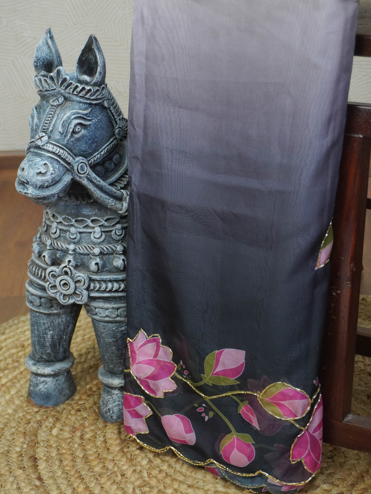 Fancy Organza Saree | TTDS3698