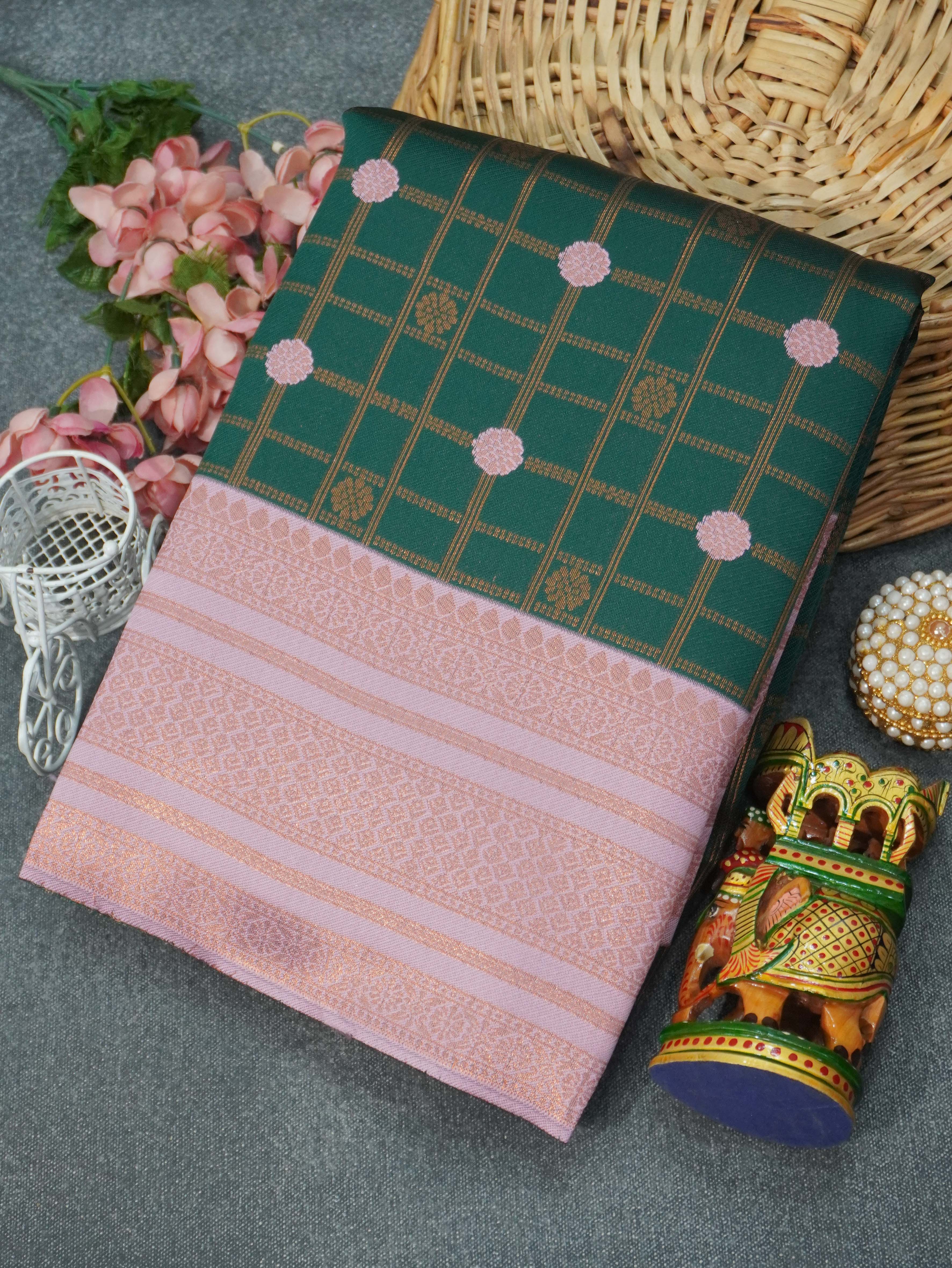 Semi Silk Saree | TTDS3295