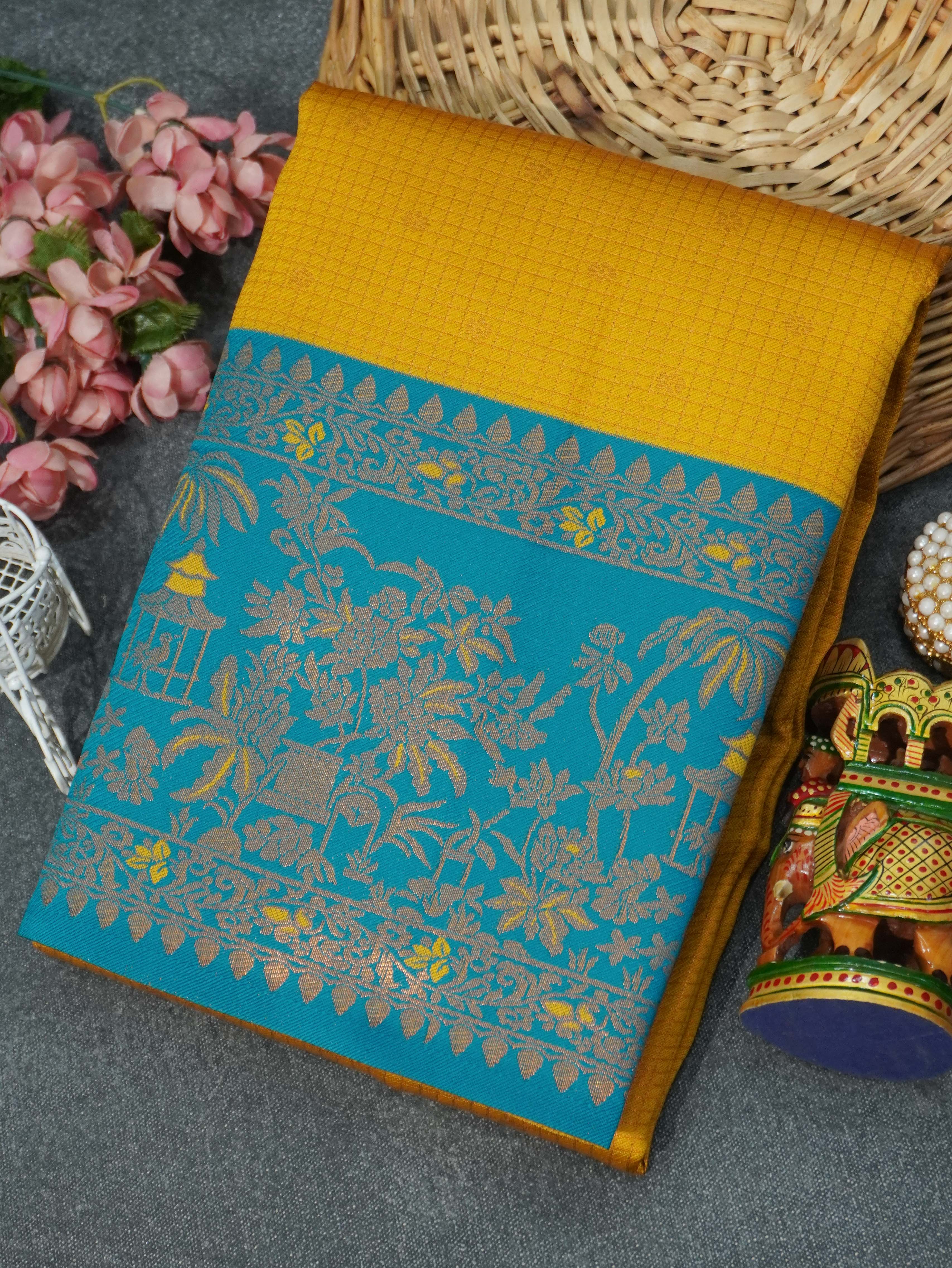 Semi Silk Saree | TTDS3296