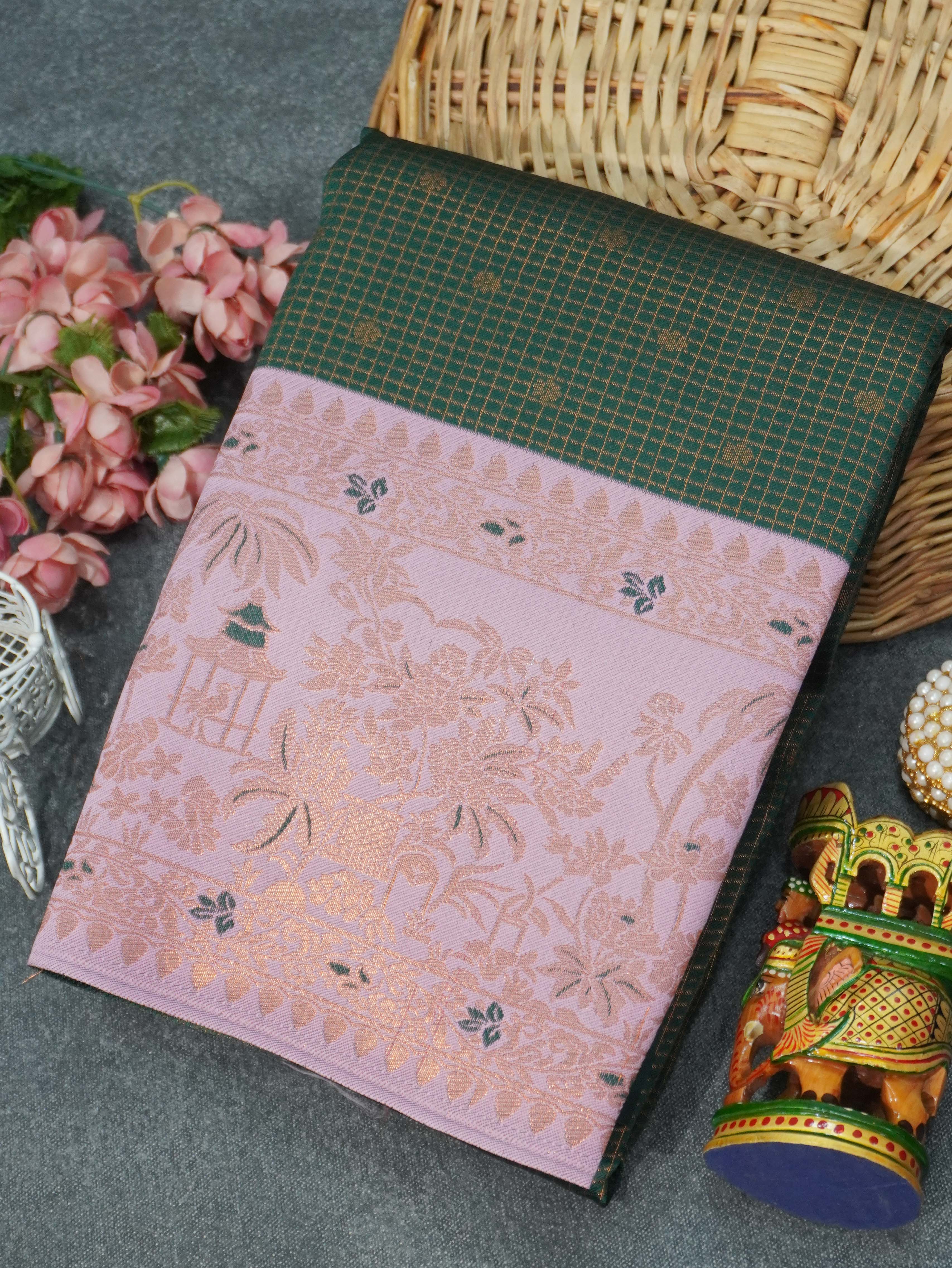 Semi Silk Saree | TTDS3296