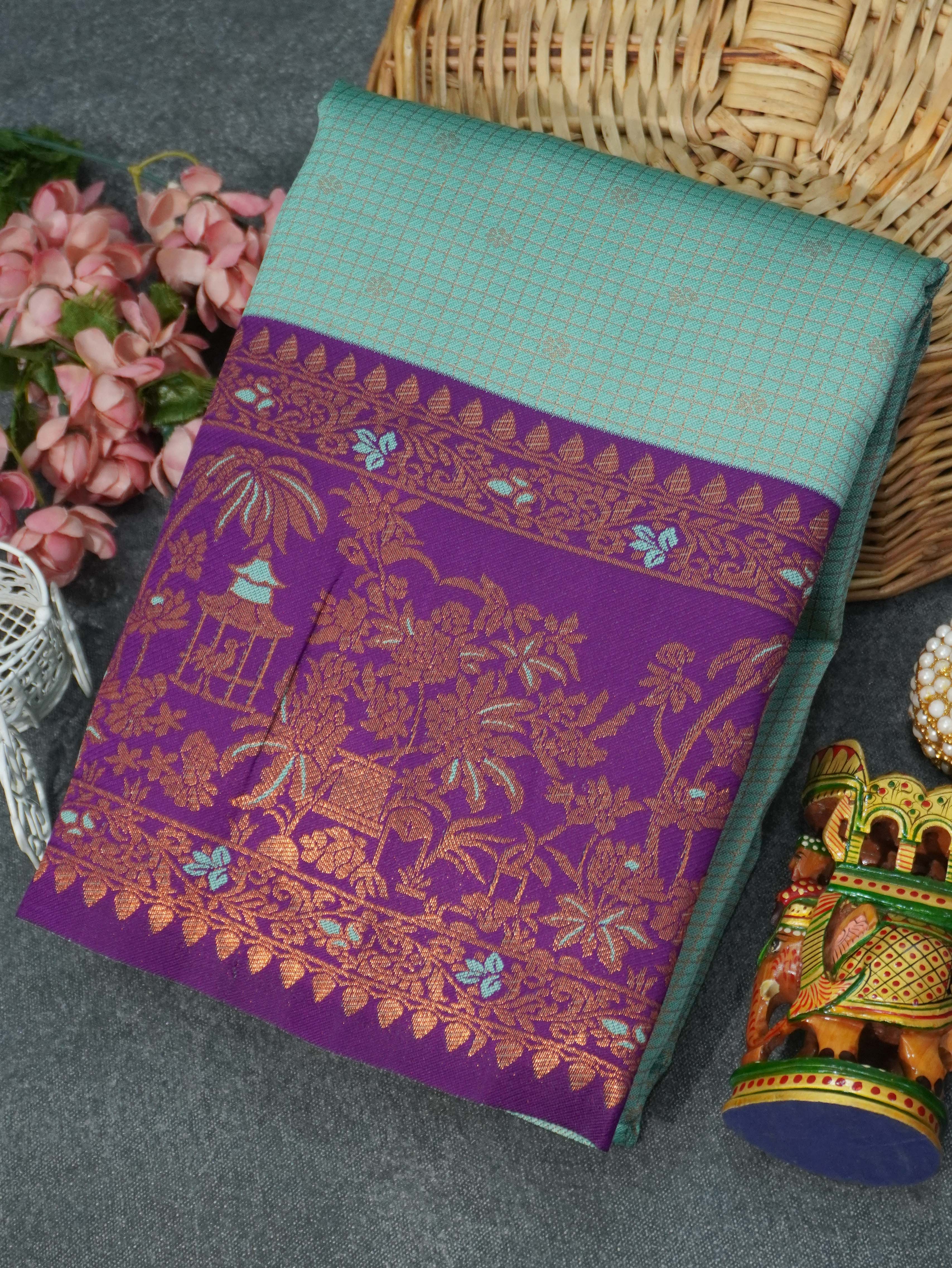 Semi Silk Saree | TTDS3296