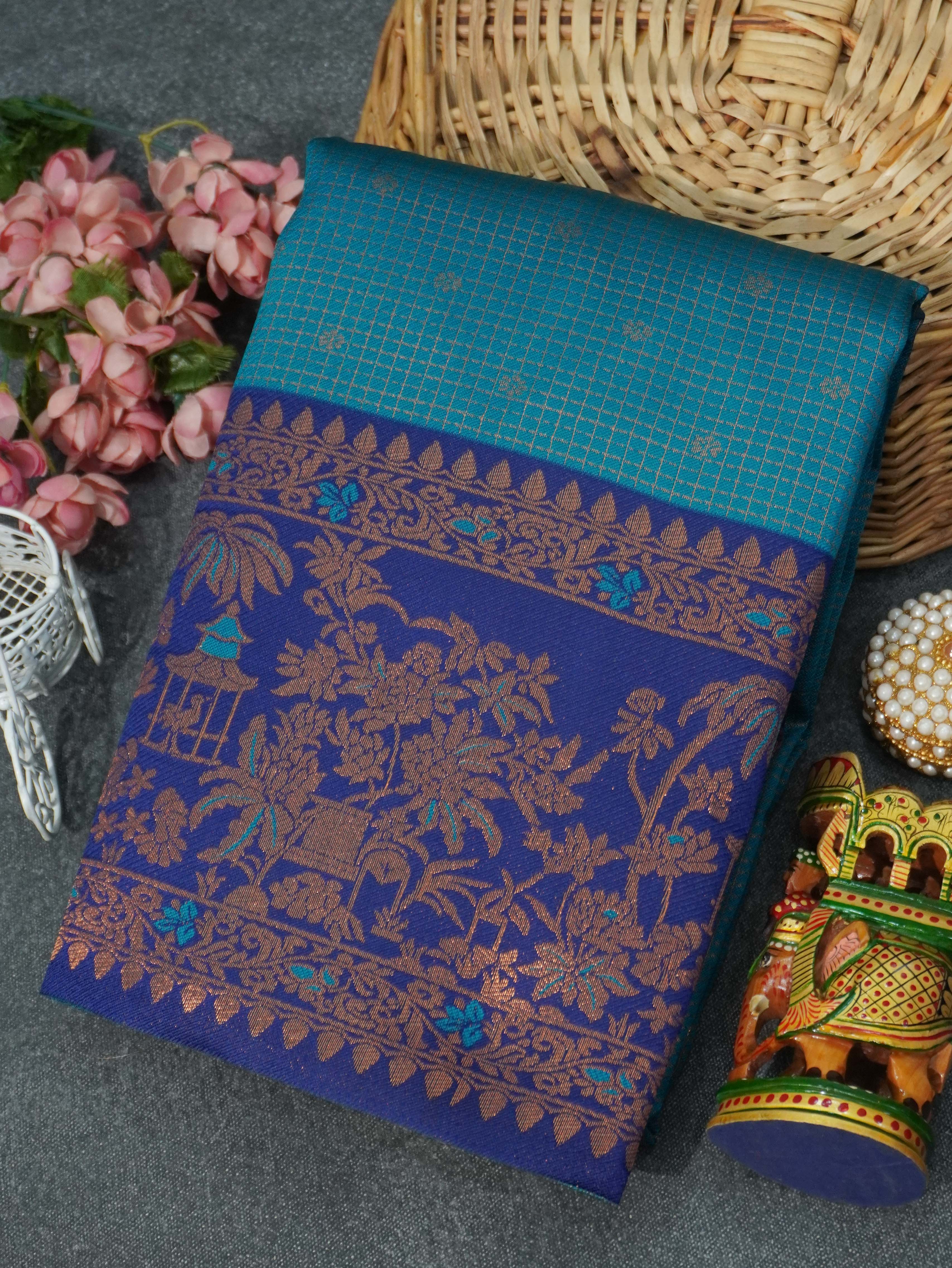 Semi Silk Saree | TTDS3296