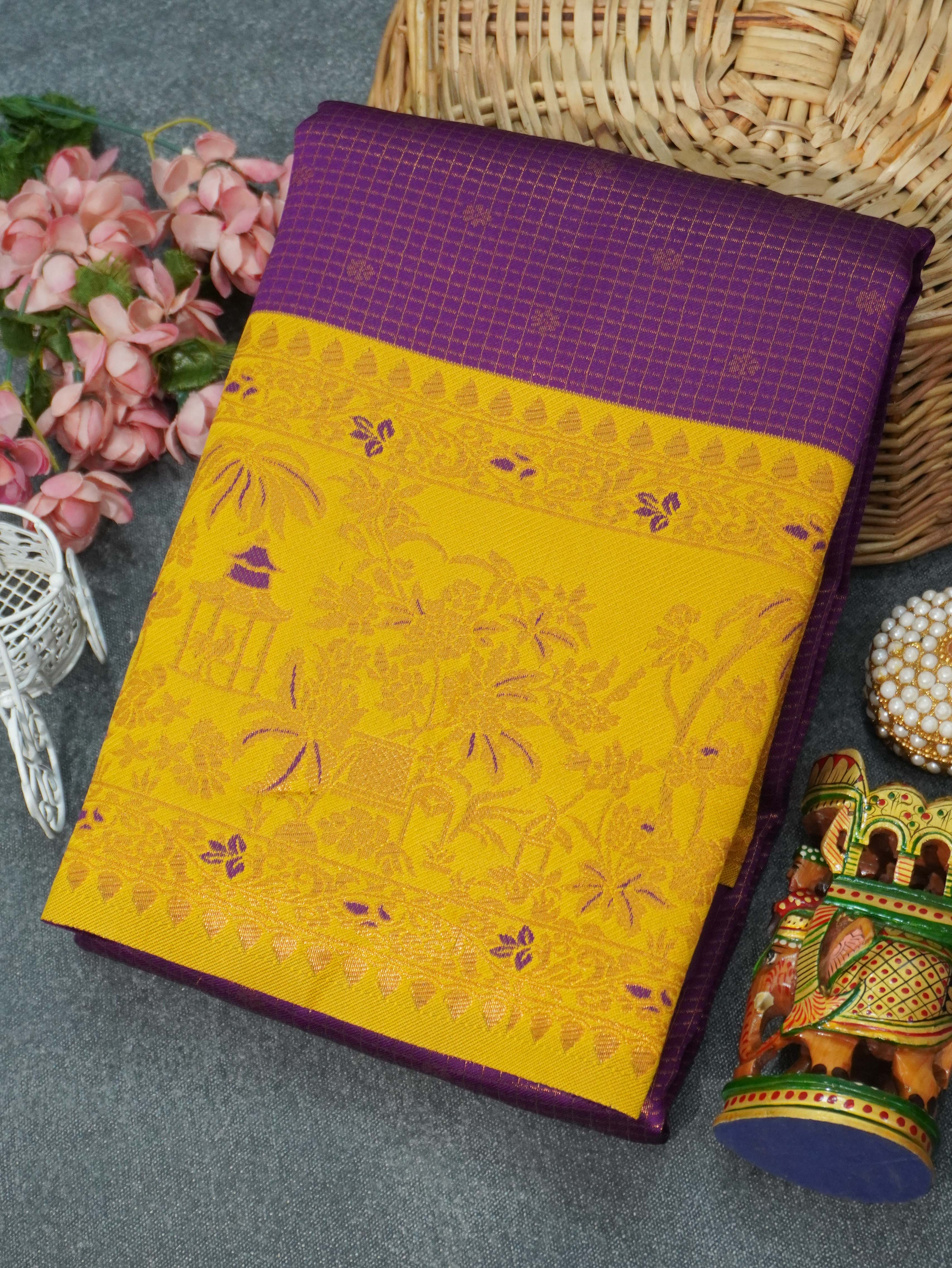 Semi Silk Saree | TTDS3296