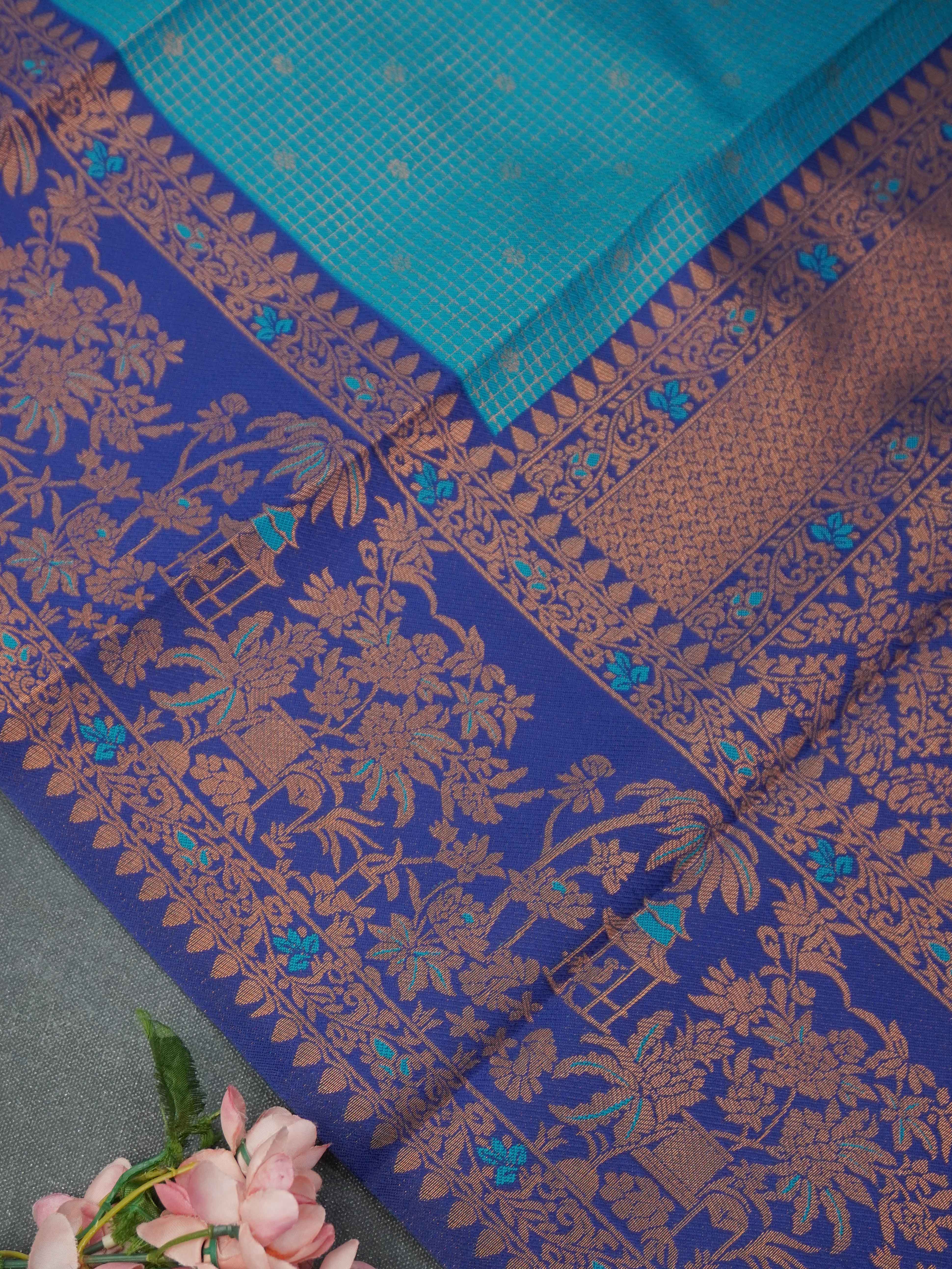 Semi Silk Saree | TTDS3296