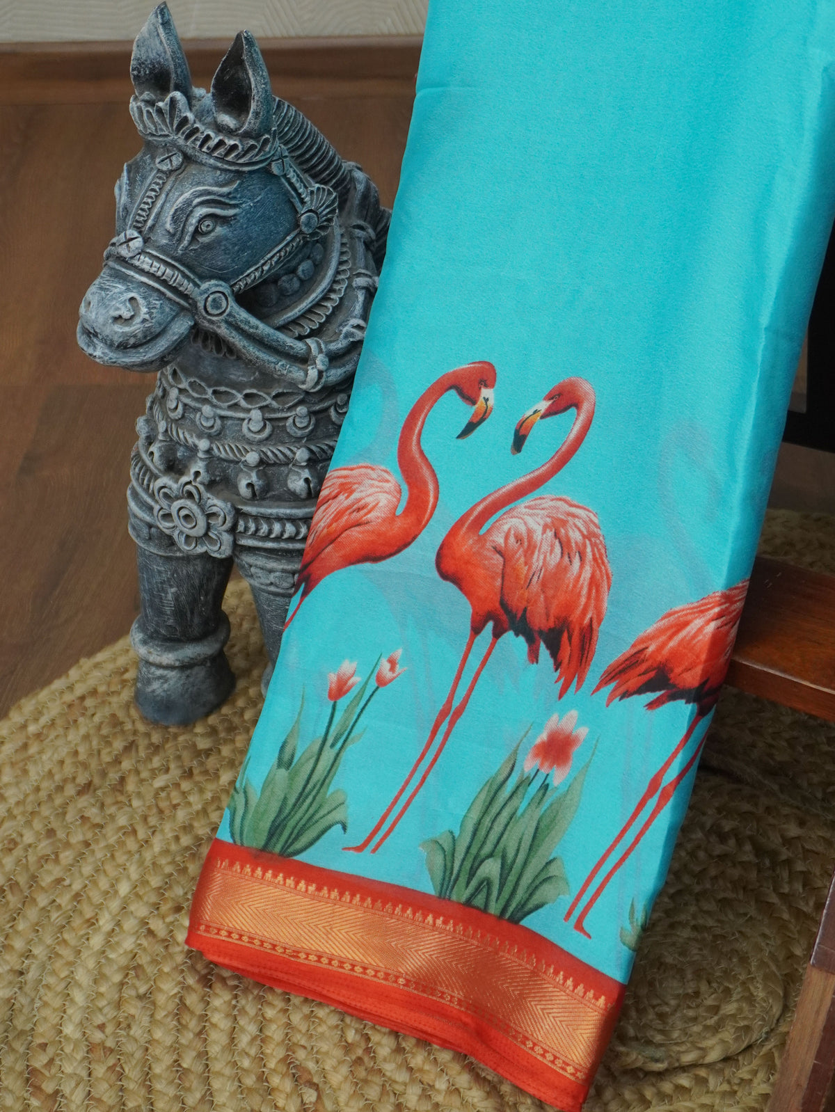 Semi Mysore Silk Saree | TTDS3707