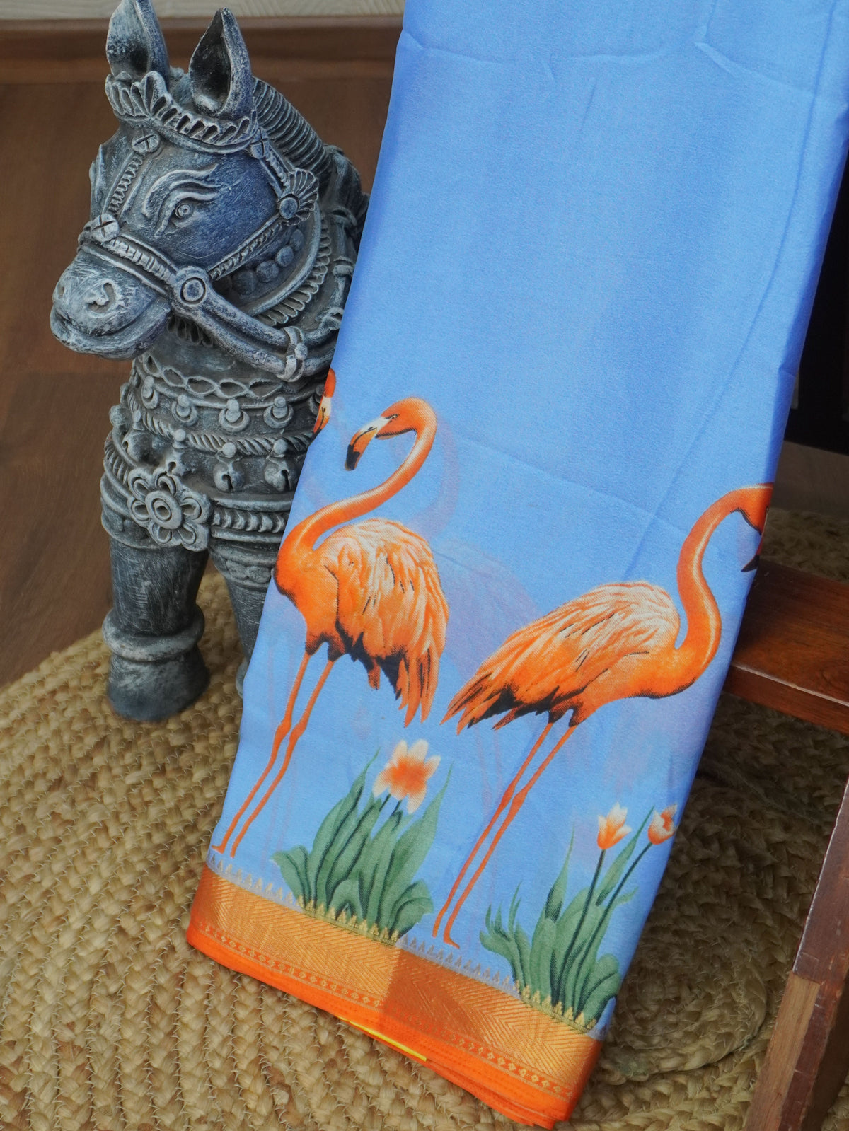 Semi Mysore Silk Saree | TTDS3707