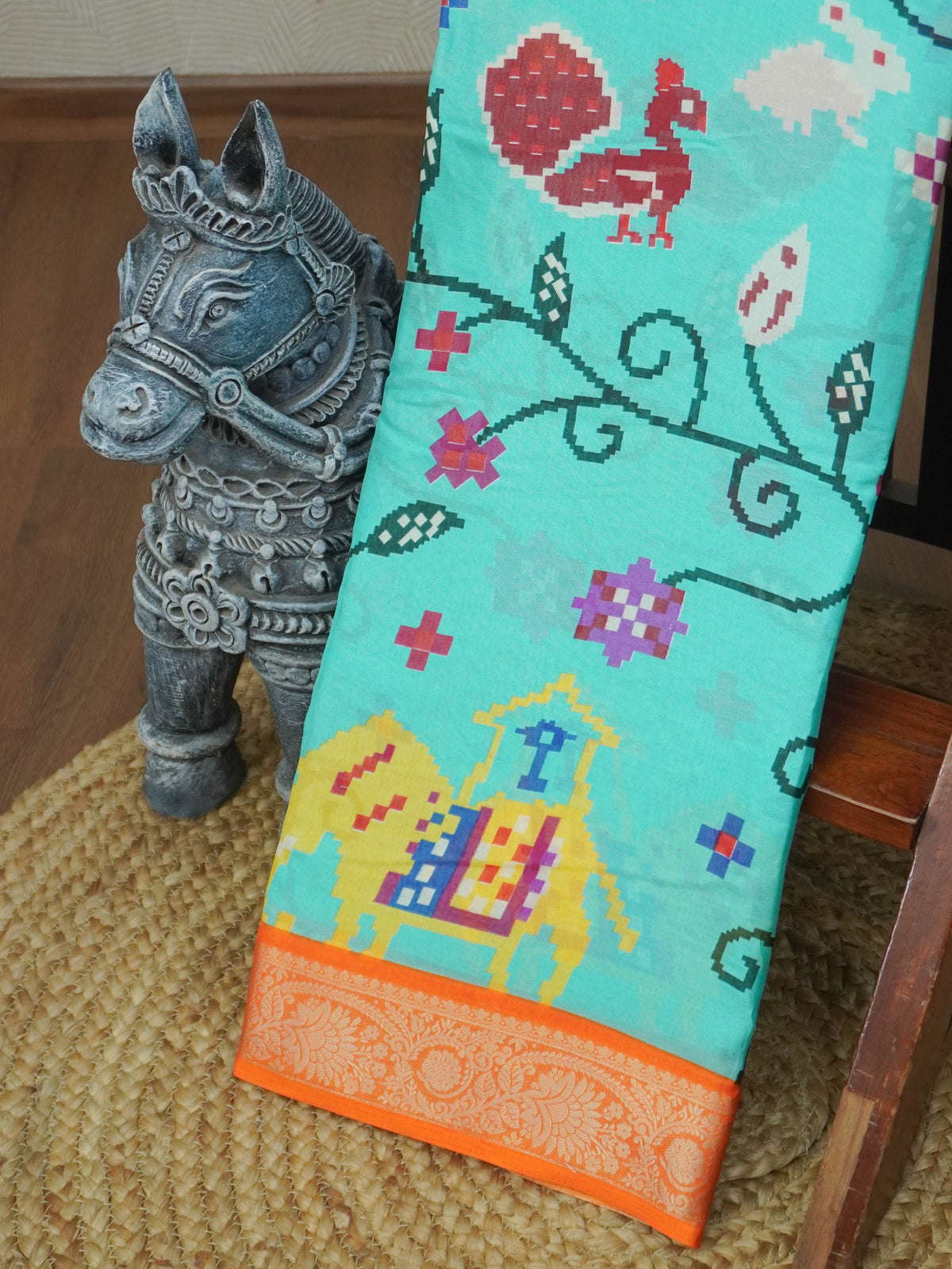 Semi Mysore Silk Saree | TTDS3913