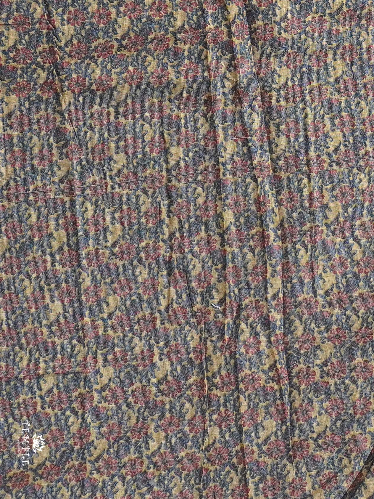 Chanderi Cotton Saree ( Reddish Pink) | TTDS2356