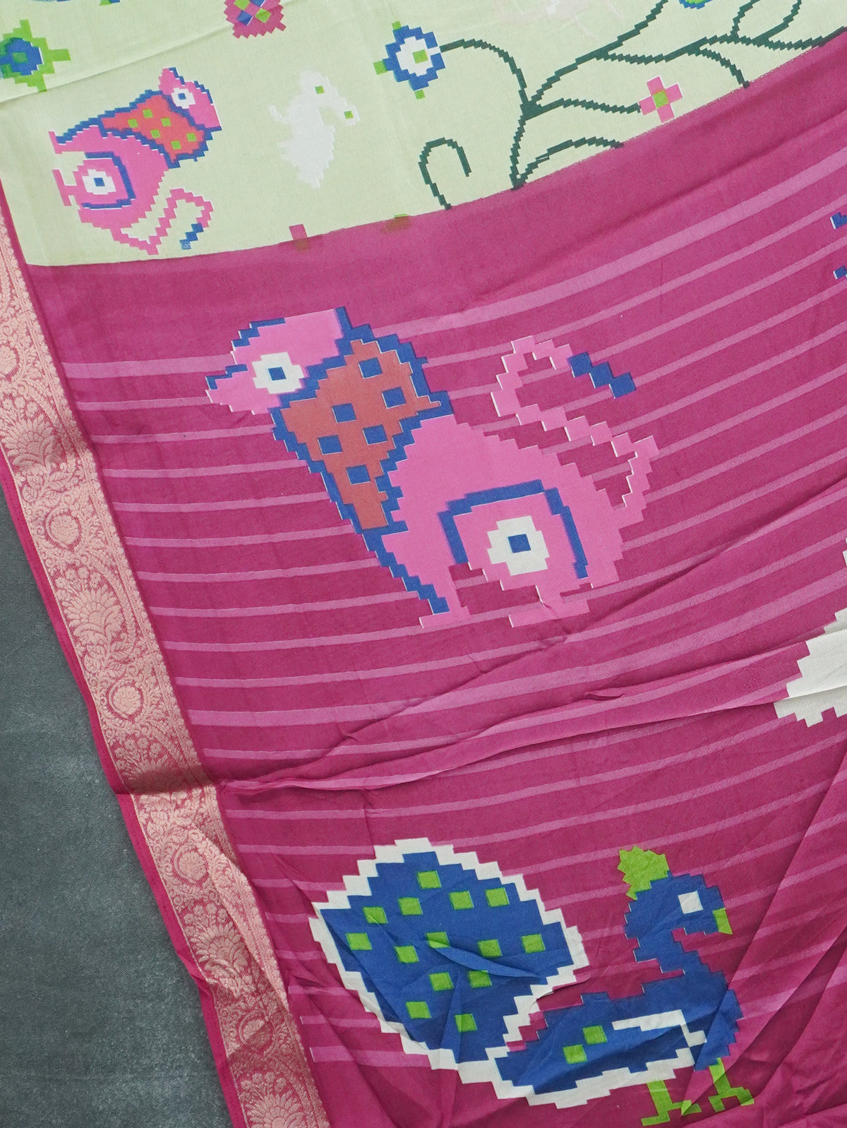 Semi Mysore Silk Saree | TTDS3913