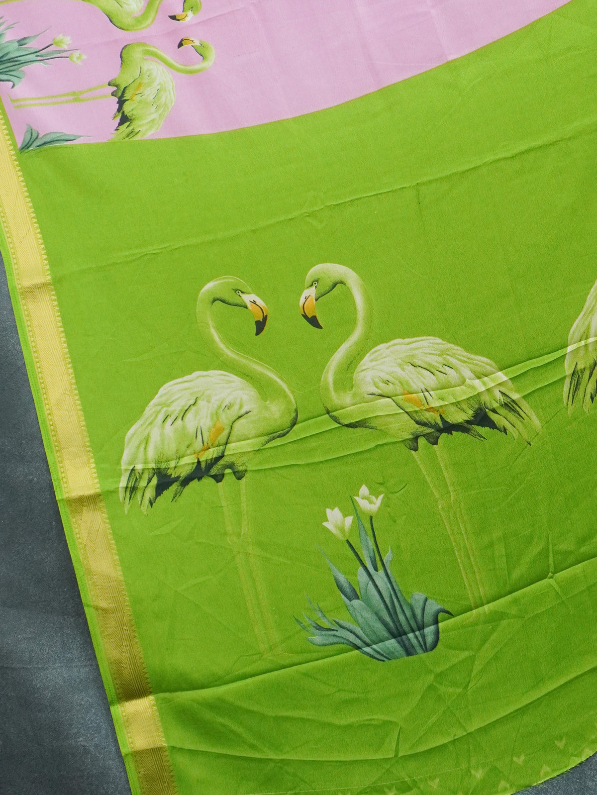 Semi Mysore Silk Saree | TTDS3707