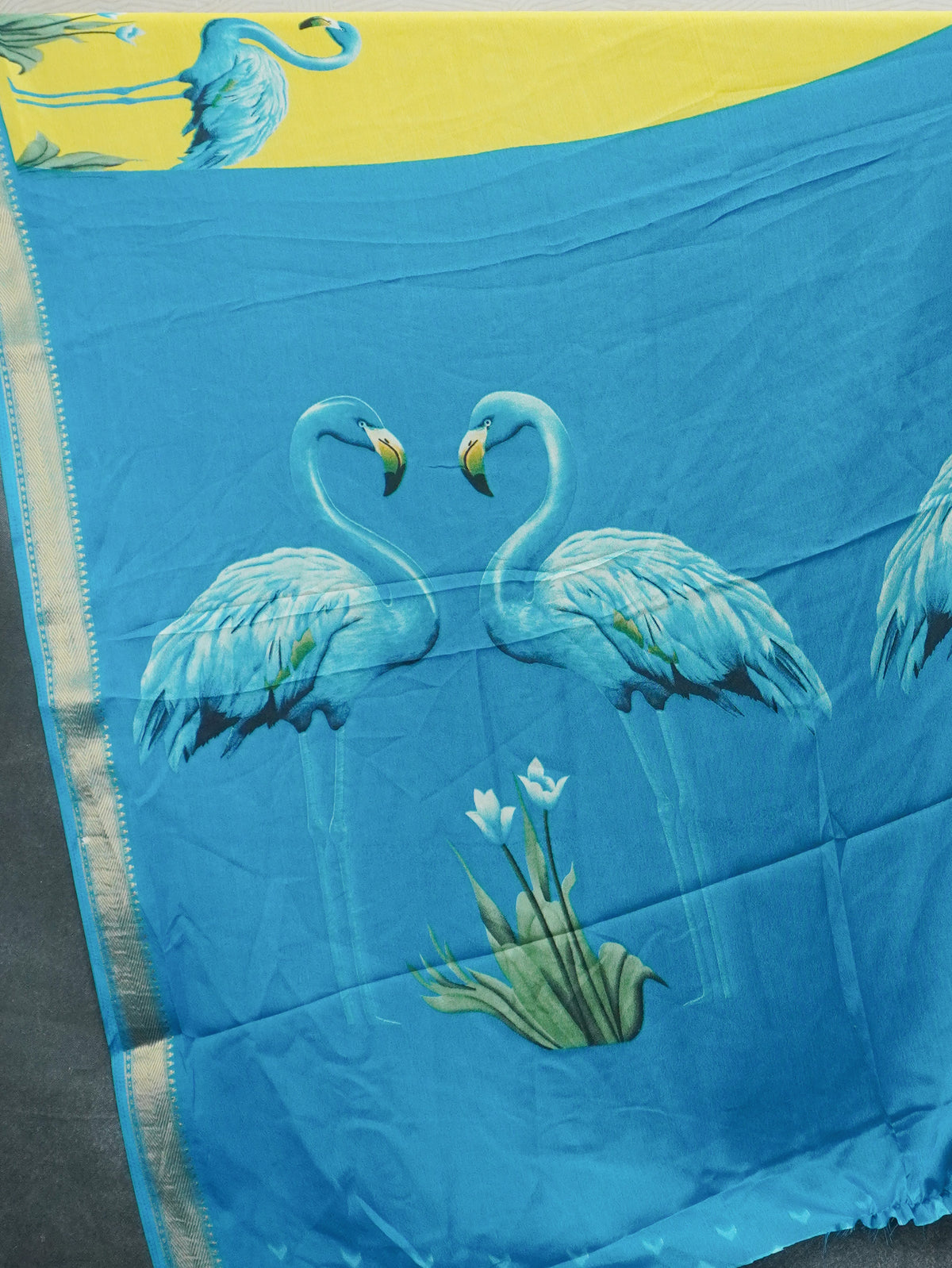 Semi Mysore Silk Saree | TTDS3707