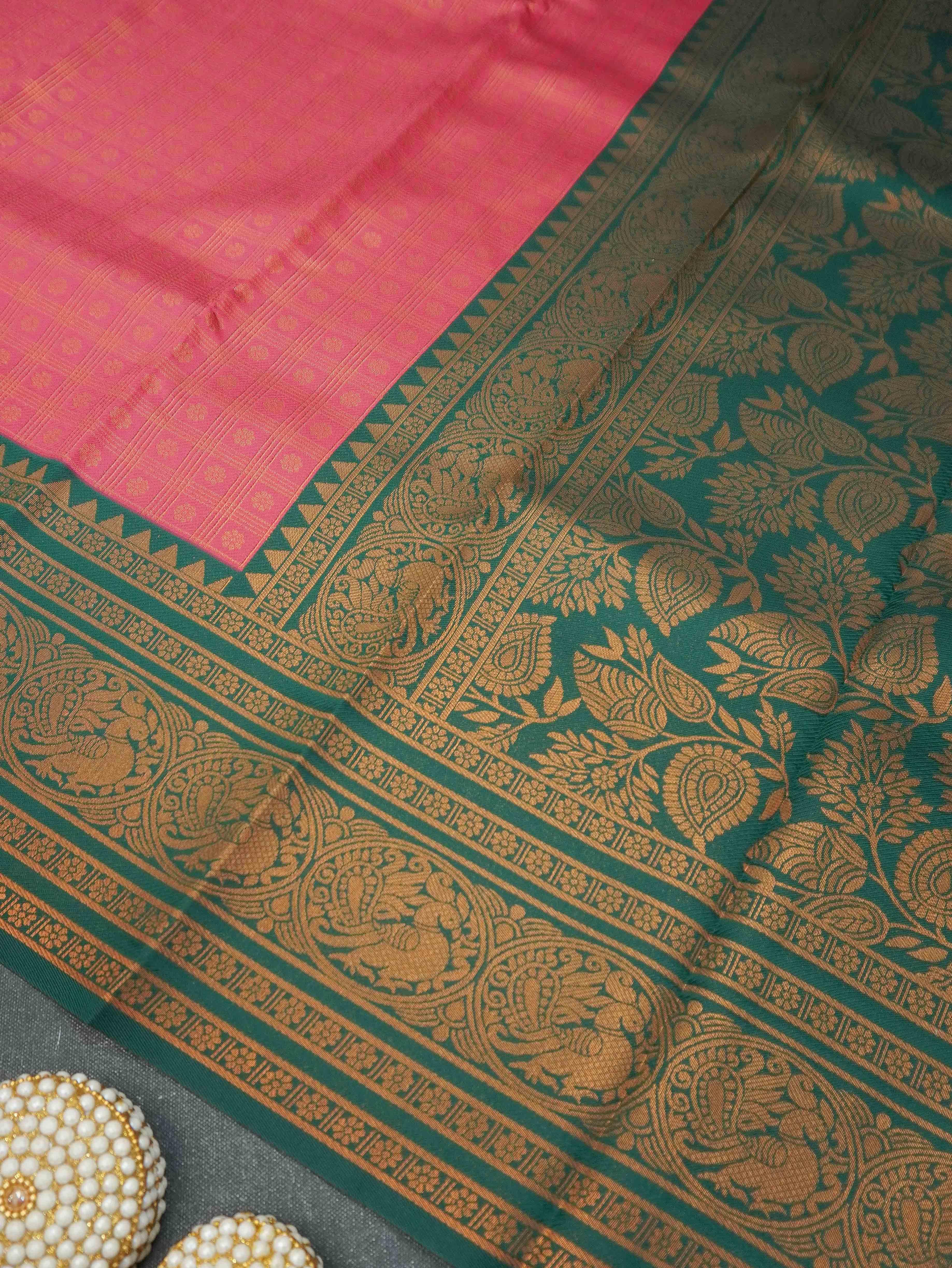 Semi Silk Saree | TTDS3268