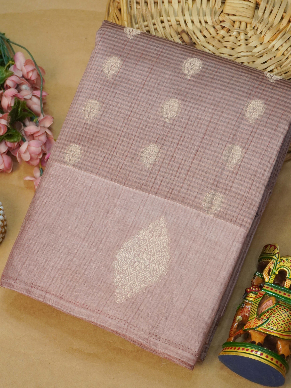 Semi Tussar Saree | TTDS3914