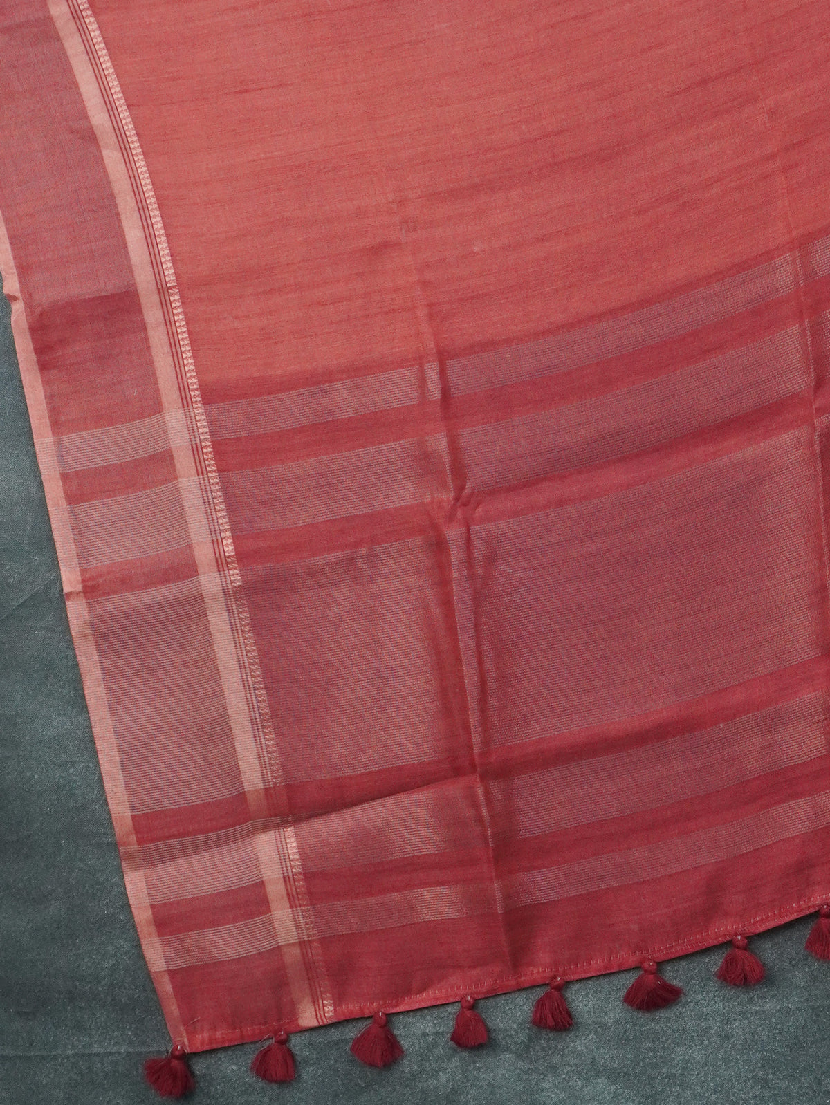 Linen Cotton Saree | TTDS3712