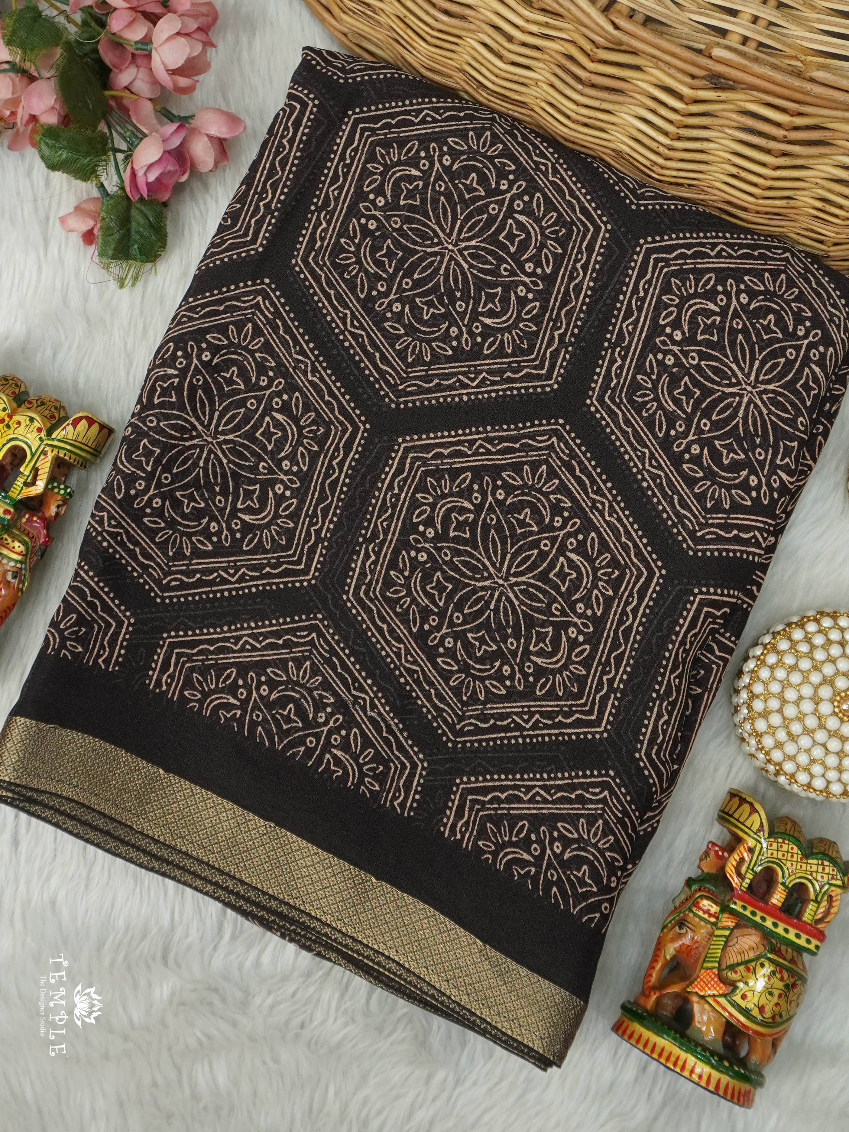 Printed Georgette Saree | TTDS2884