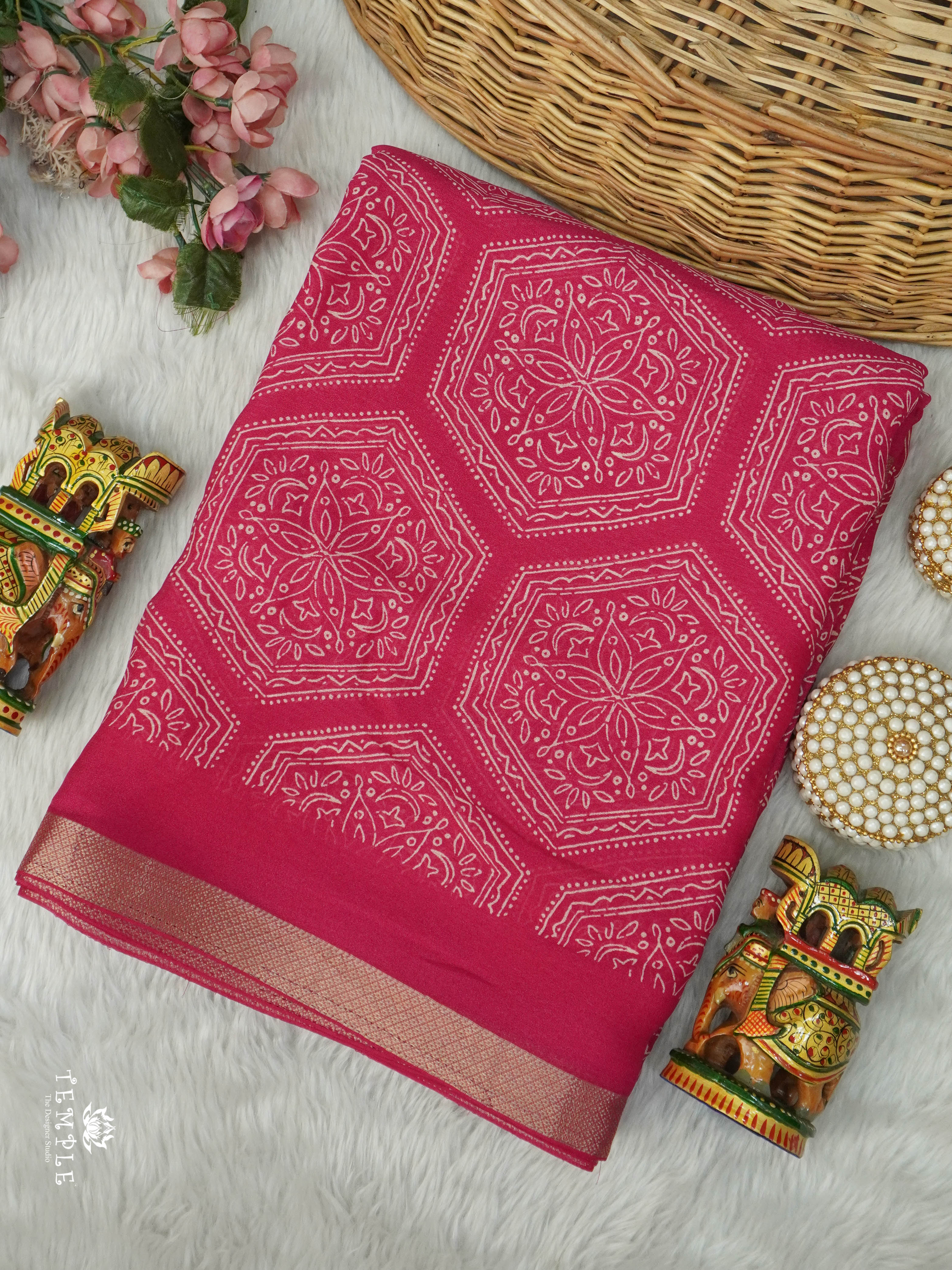 Printed Georgette Saree | TTDS2884