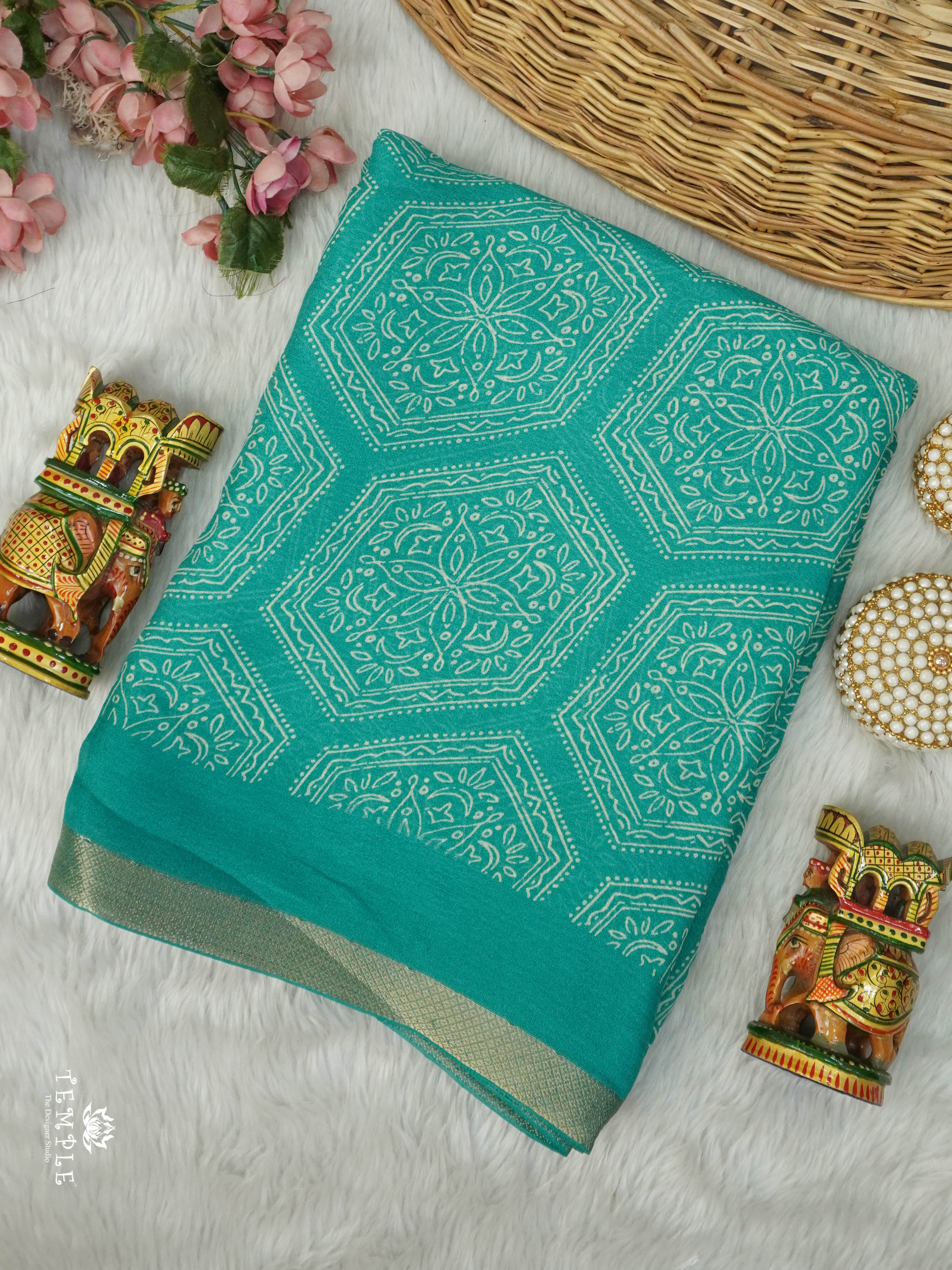 Printed Georgette Saree | TTDS2884