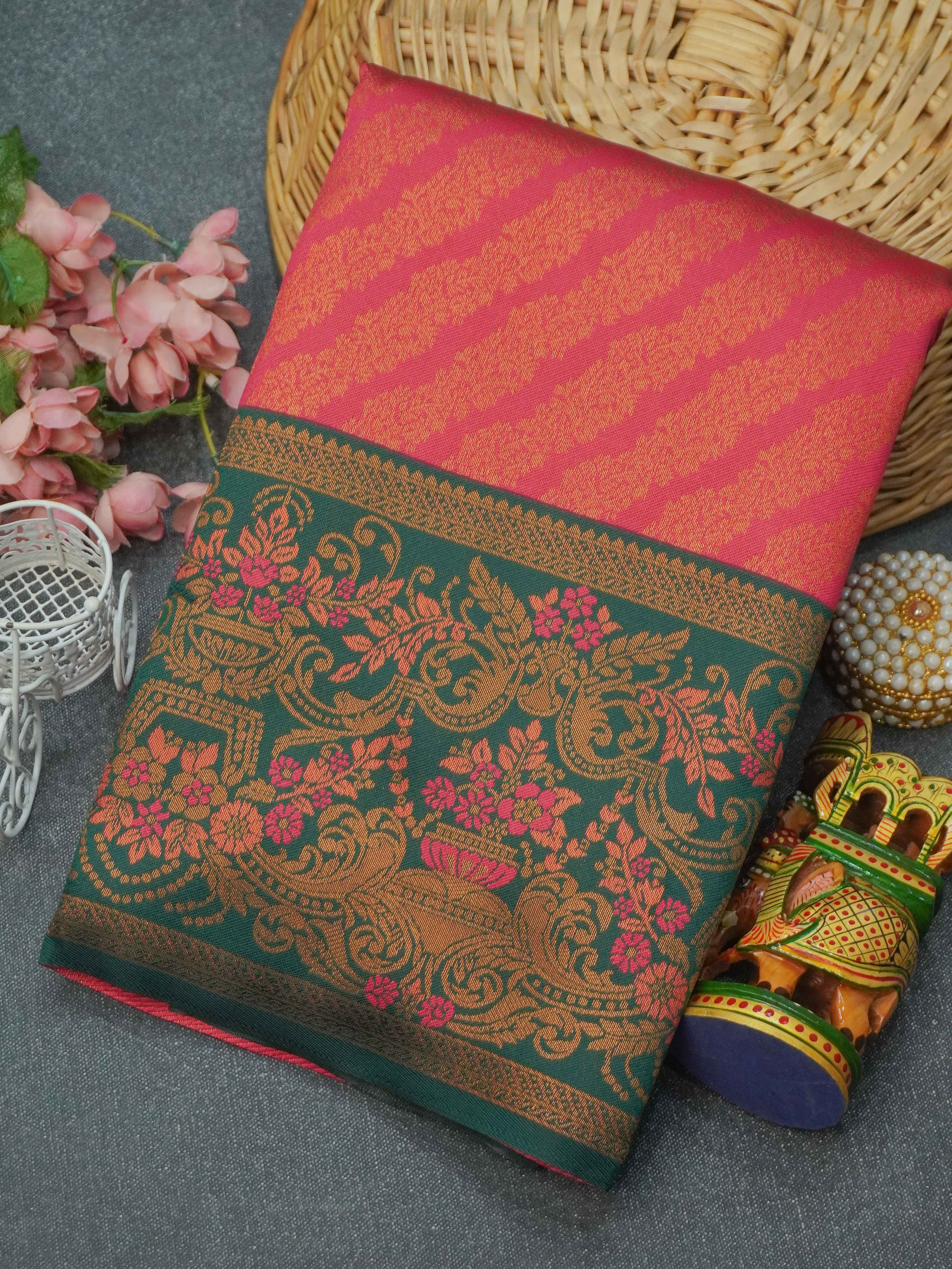 Semi Silk Saree | TTDS3281