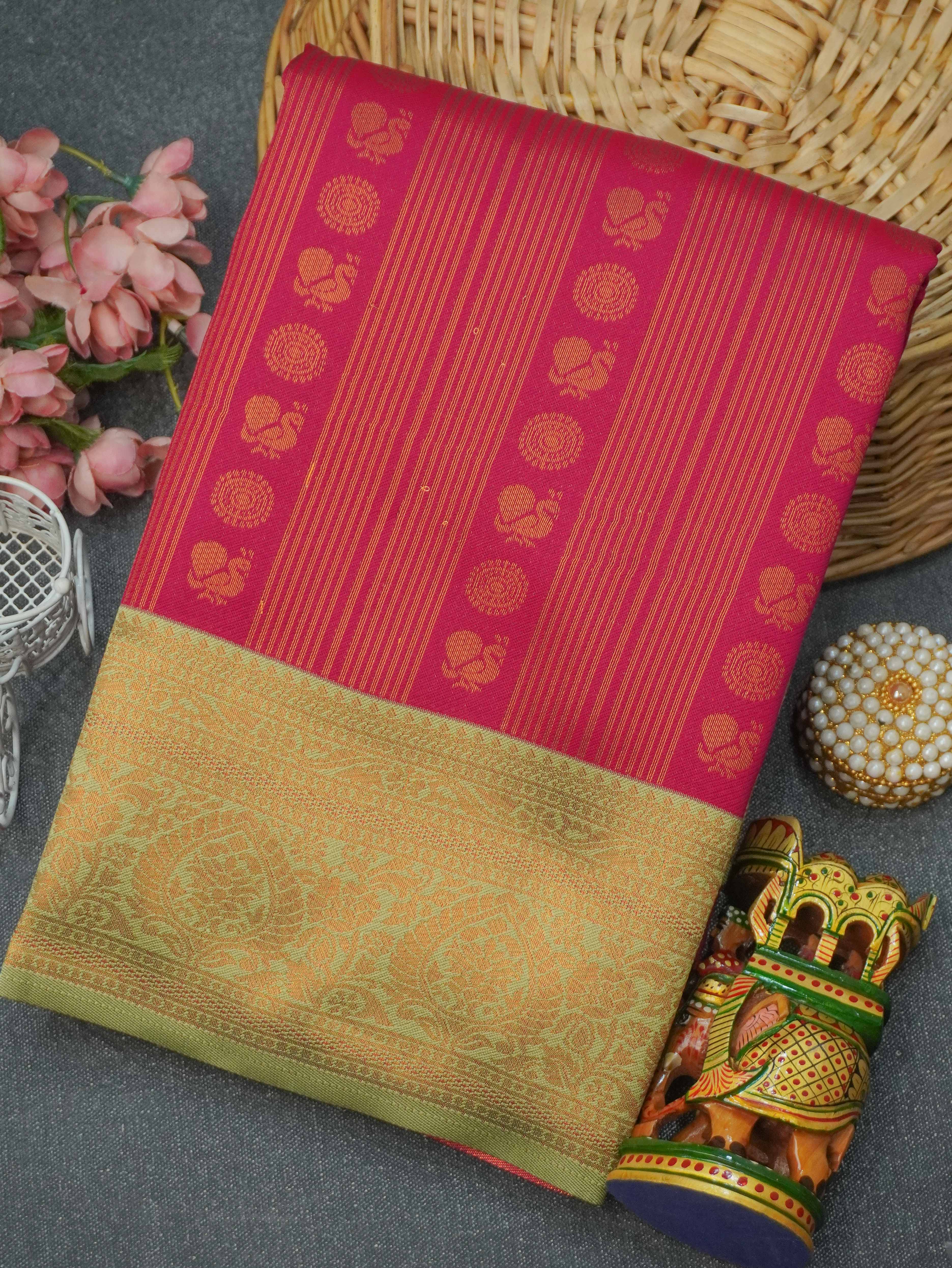 Semi Silk Saree | TTDS3282