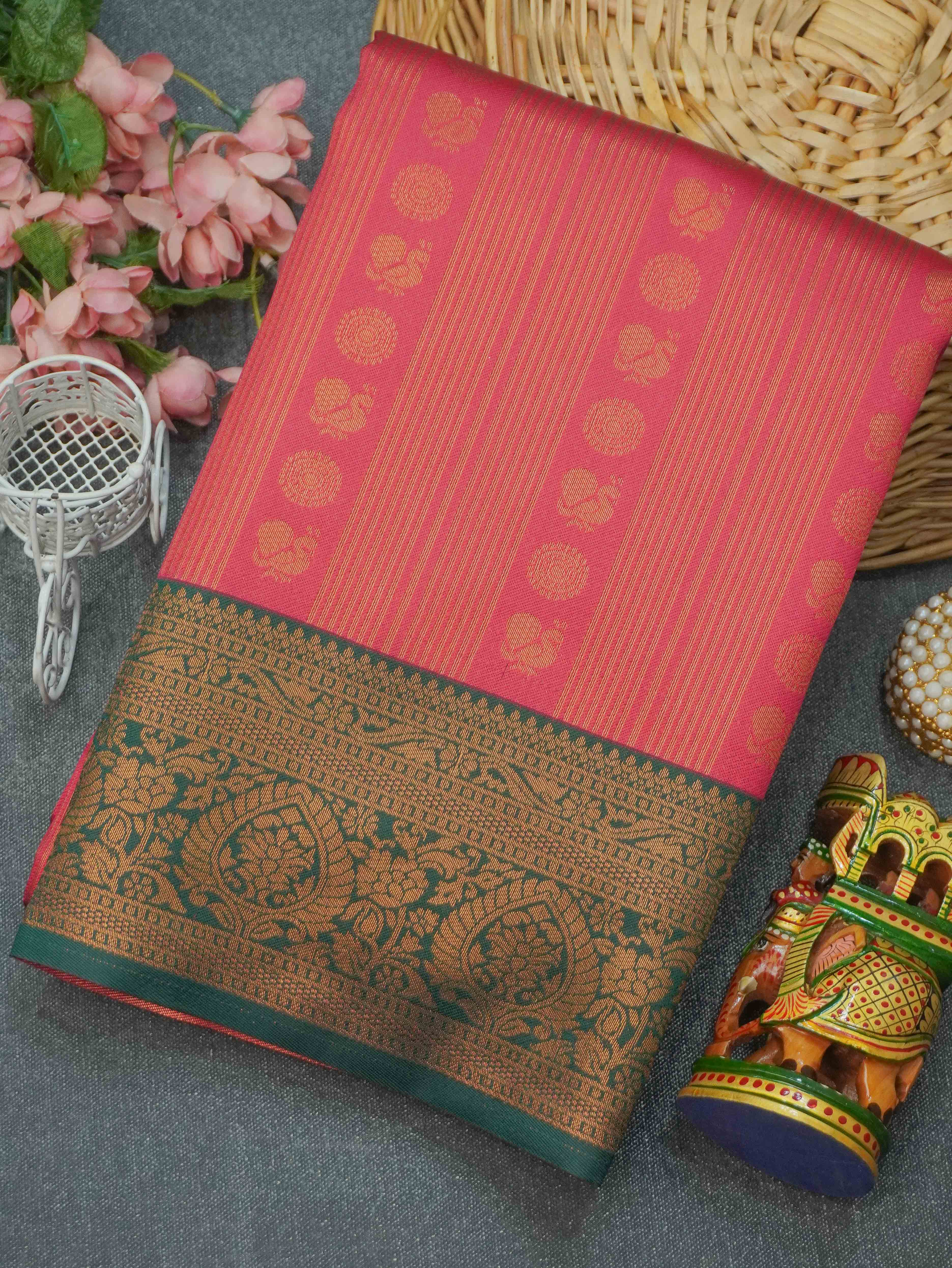 Semi Silk Saree | TTDS3282