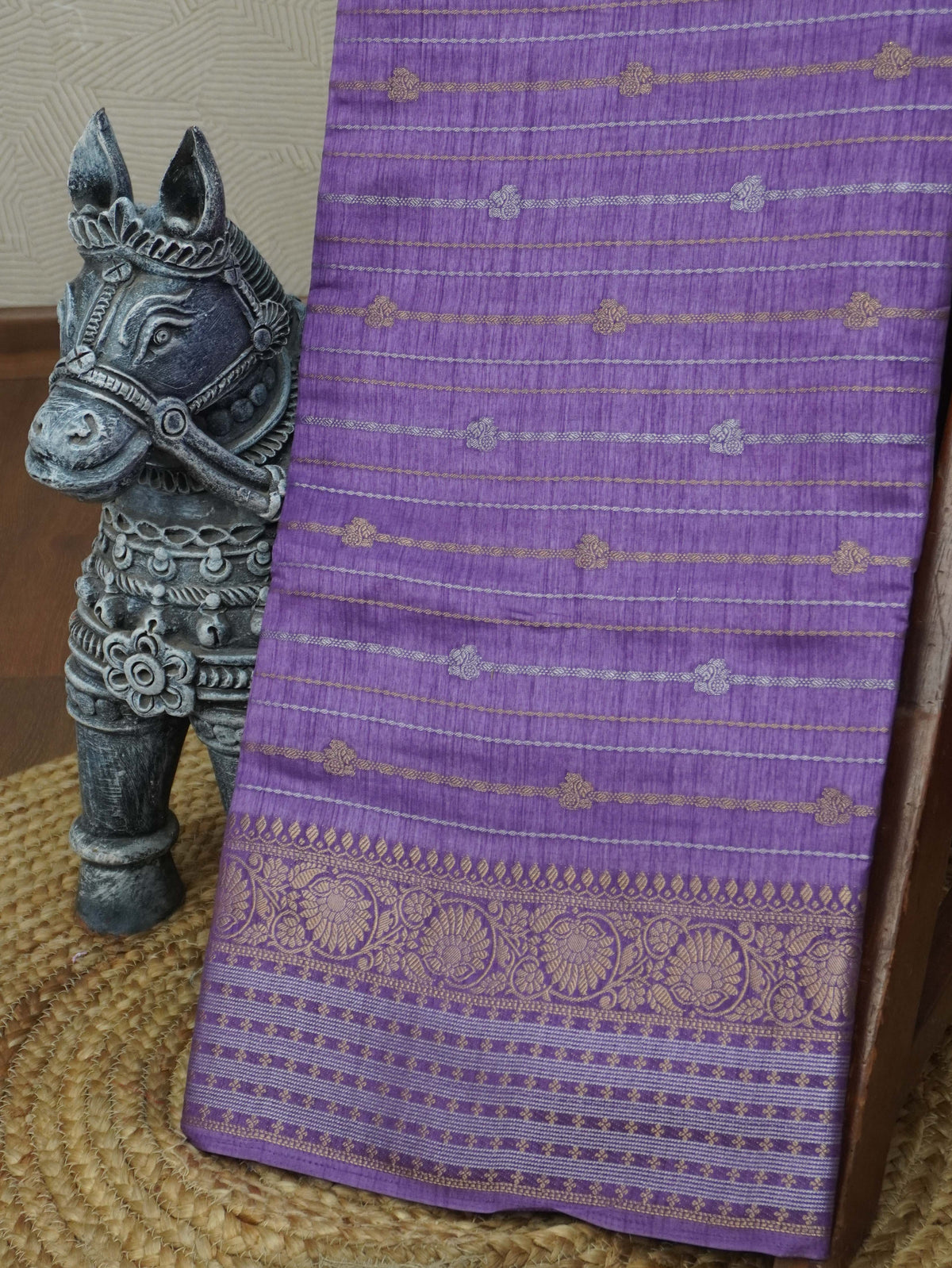 Semi Tussar Saree | TTDS3725