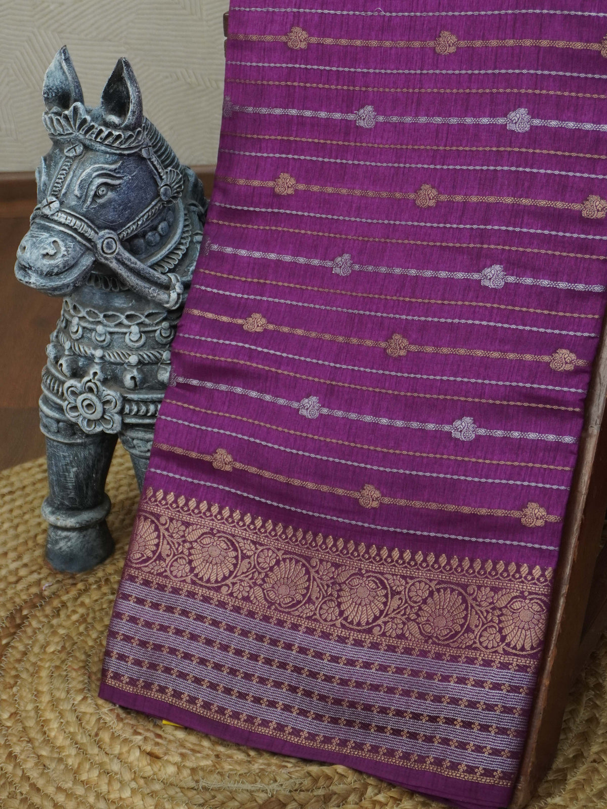 Semi Tussar Saree | TTDS3725