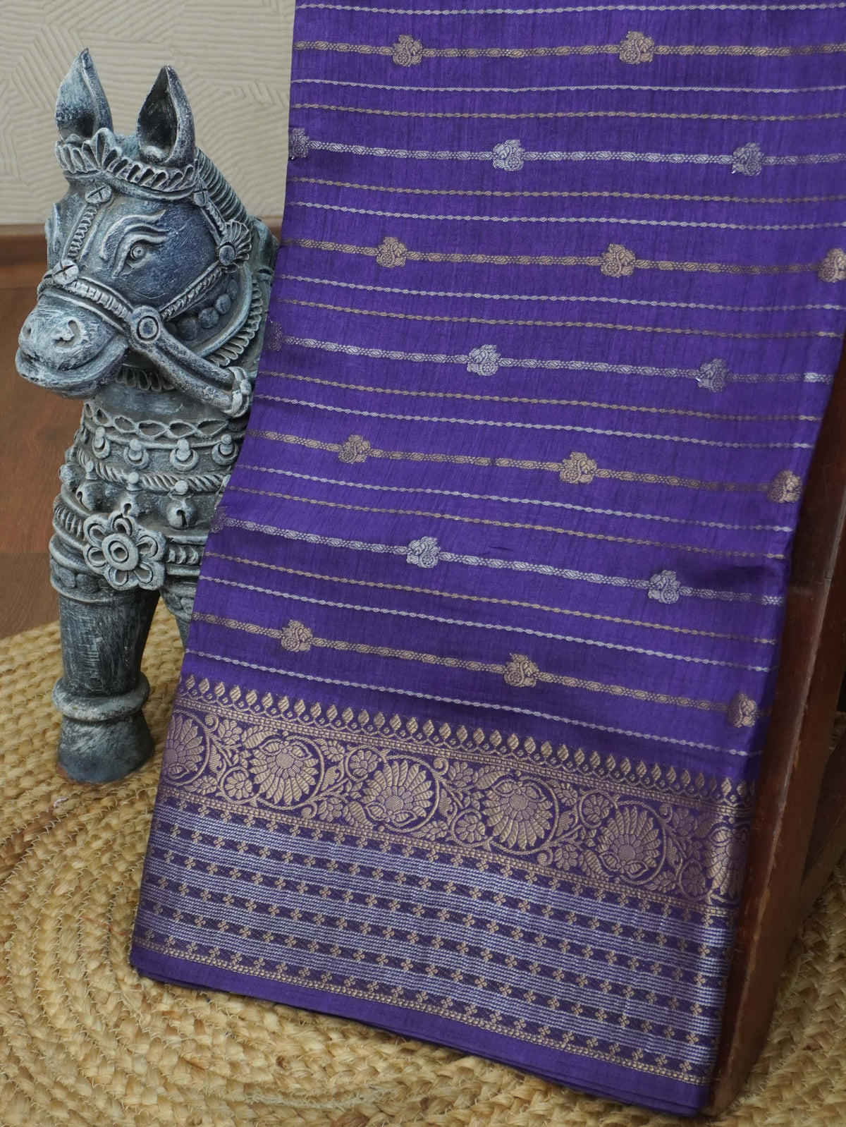 Semi Tussar Saree | TTDS3725