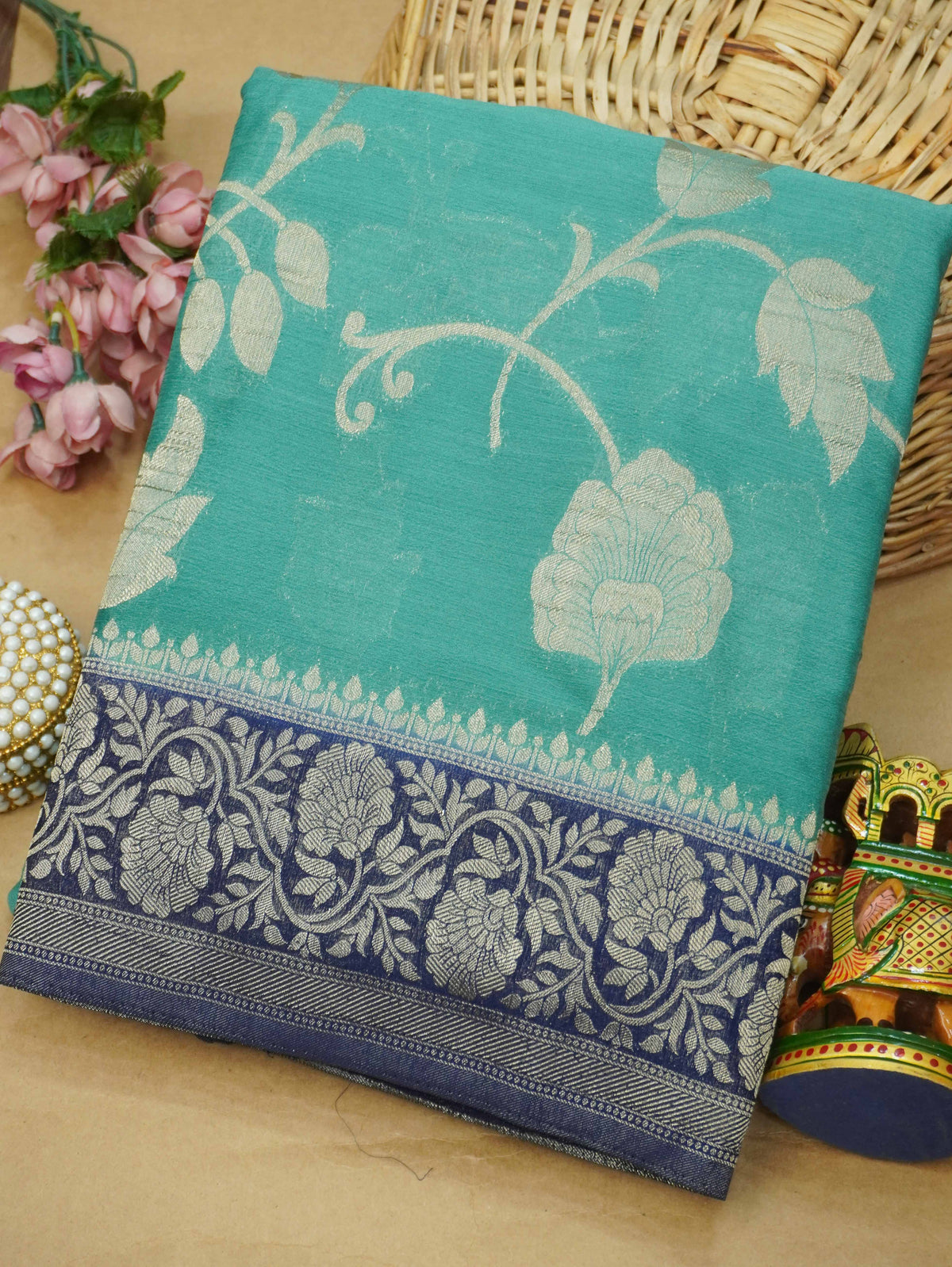 Viscose Georgette Saree | TTDS3723