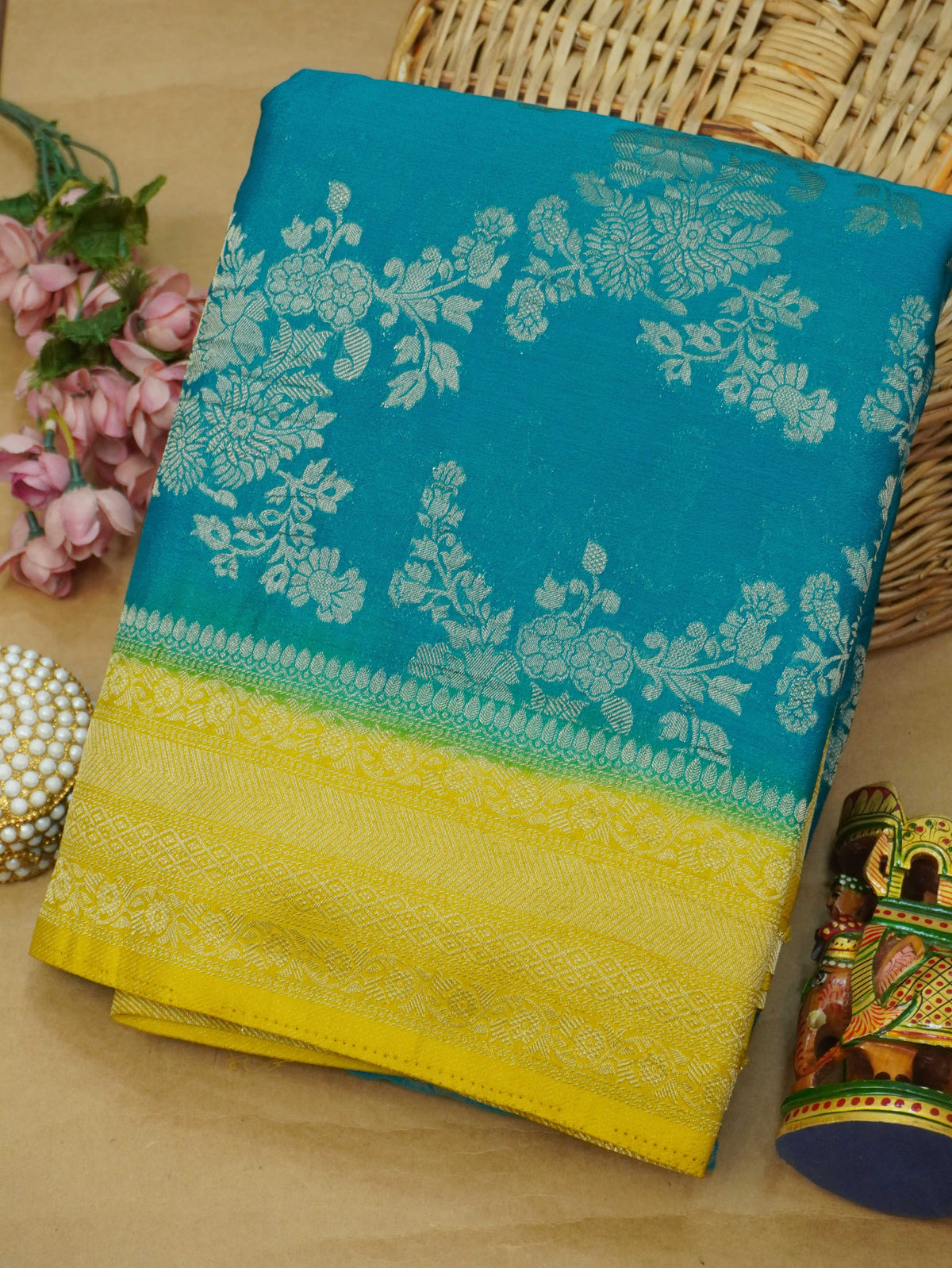 Viscose Georgette Saree | TTDS3724