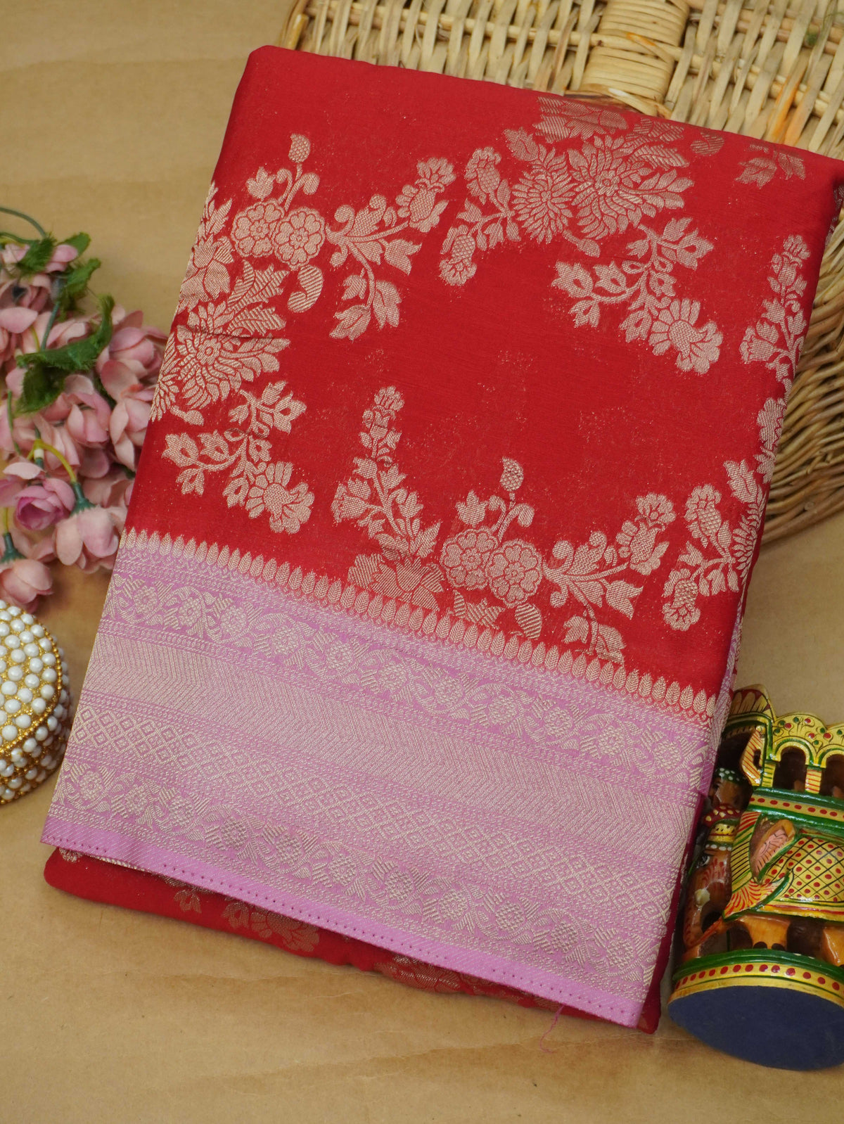 Viscose Georgette Saree | TTDS3724