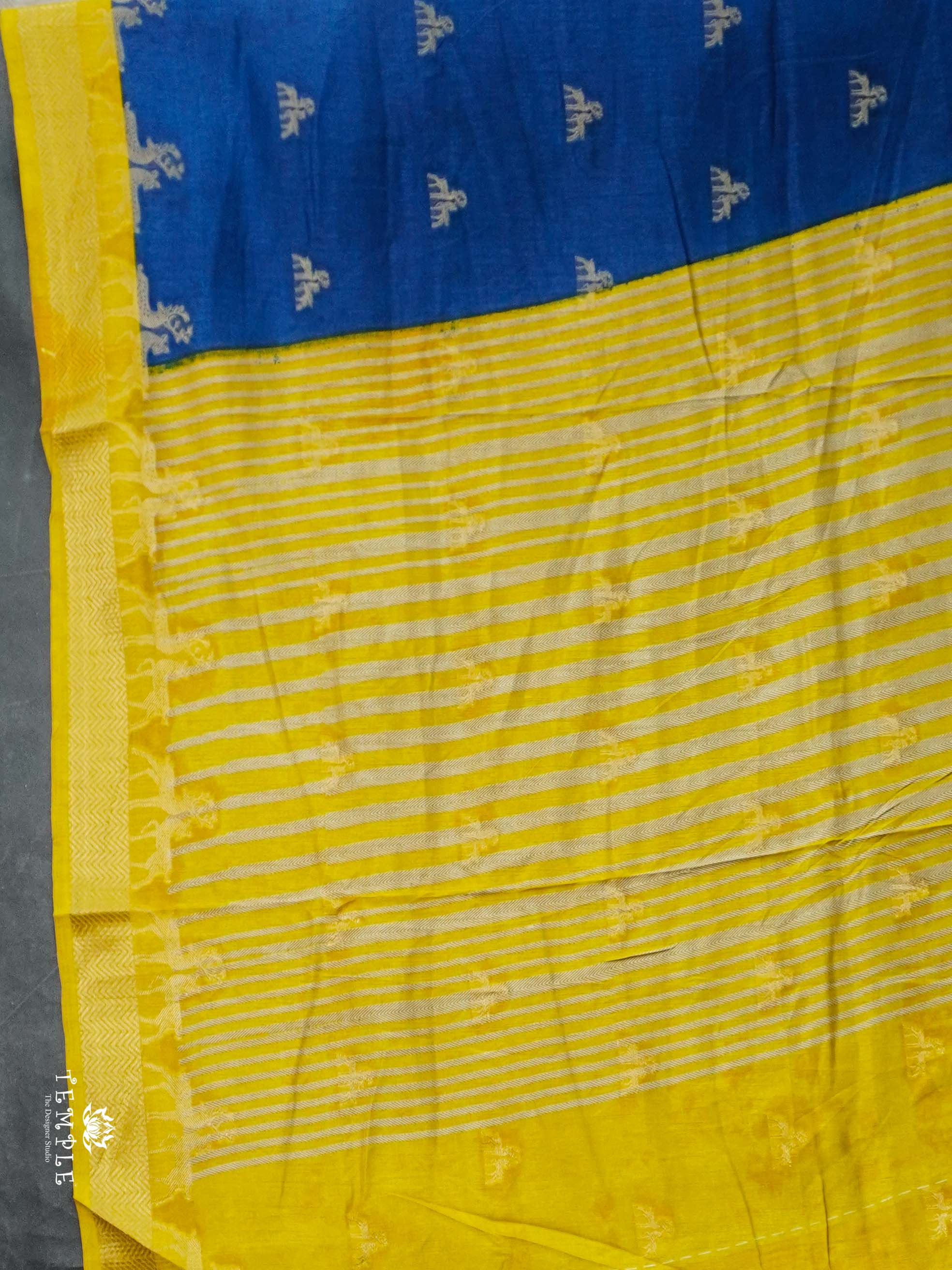 Tussar Silk Saree with Deer Design | TTDS2364