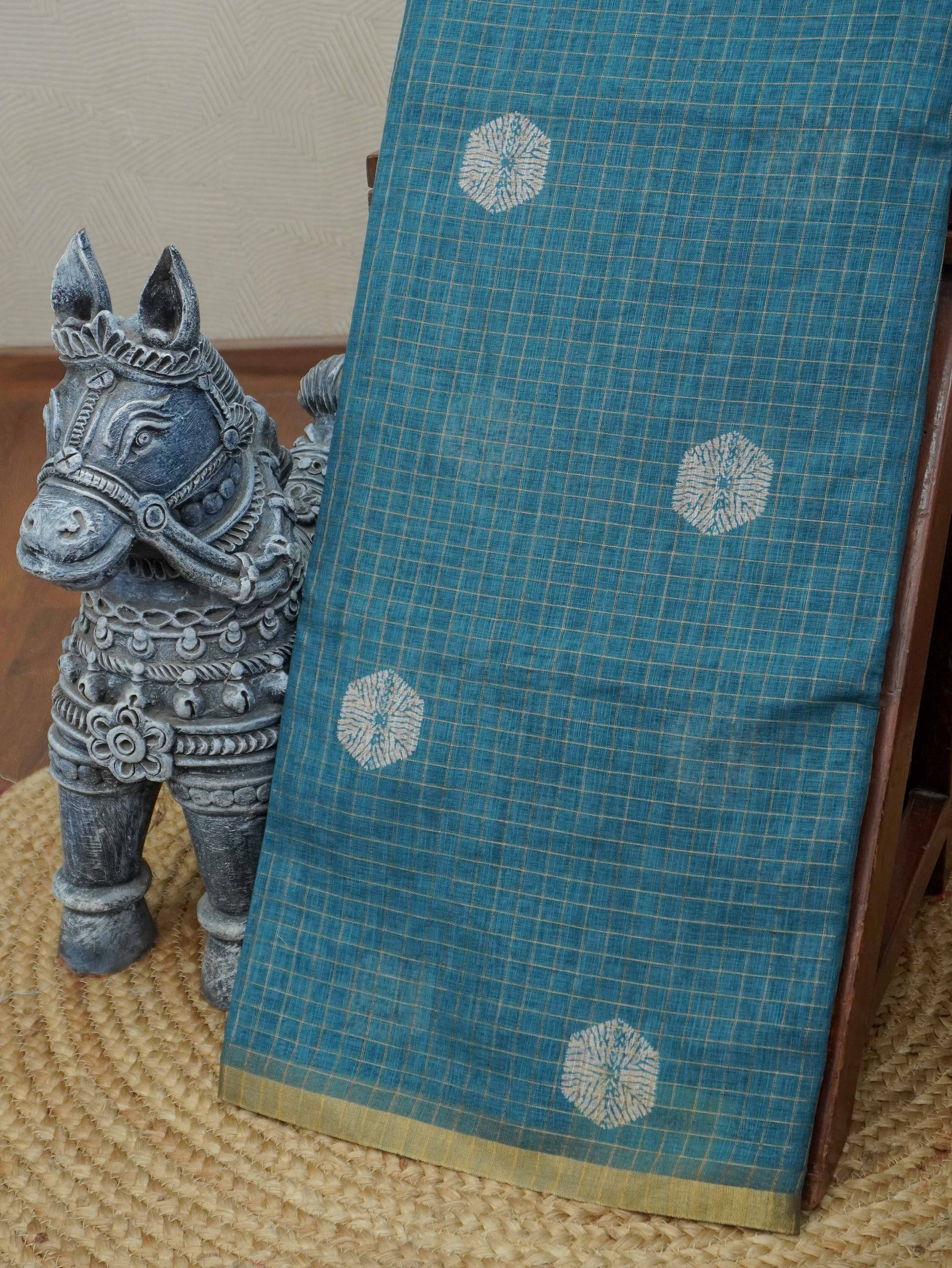 Linen Cotton Saree | TTDS3285