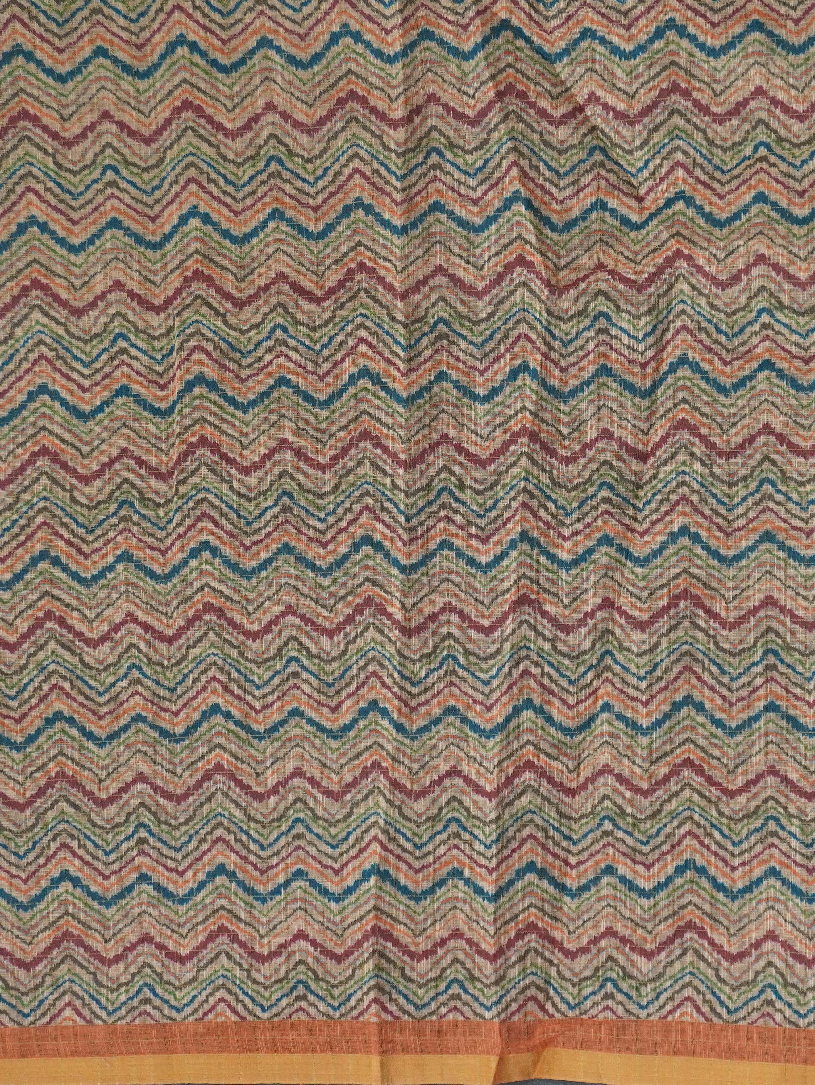 Linen Cotton Saree | TTDS3264