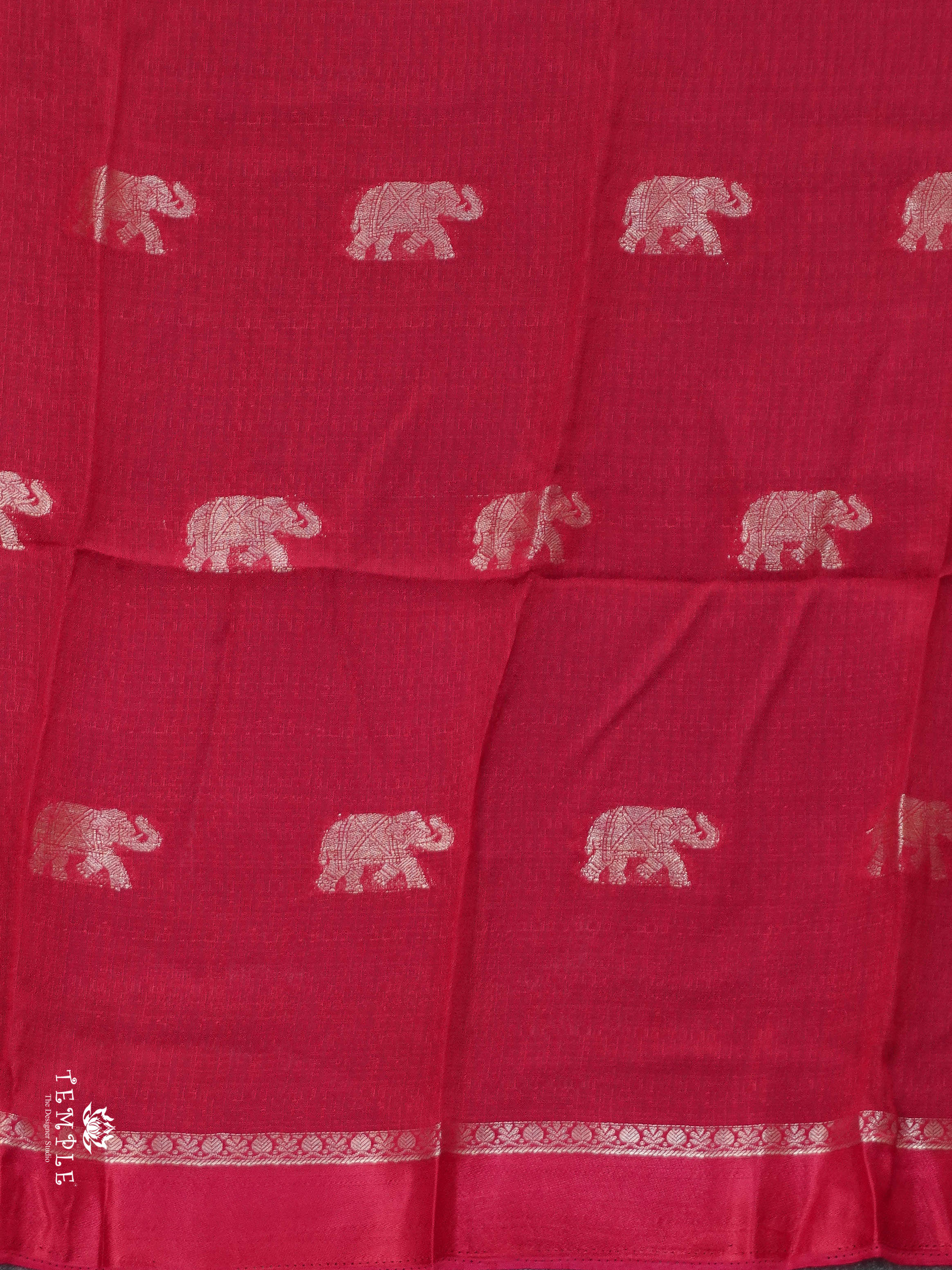 Khadi Silk Saree(Pink) | TTDS2879