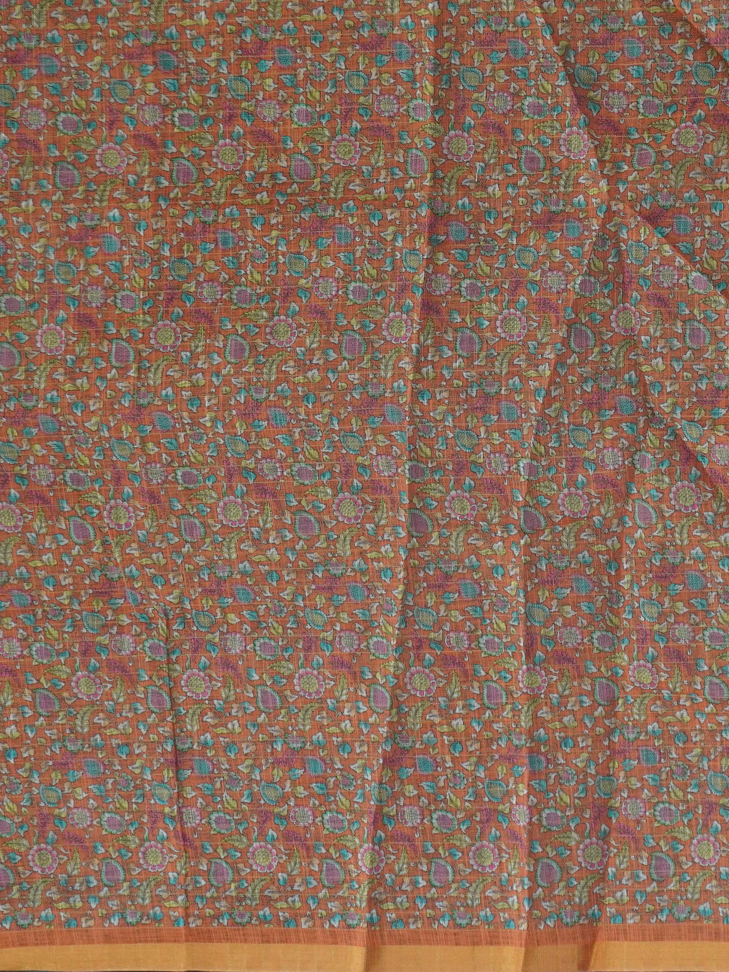 Linen Cotton Saree | TTDS3266