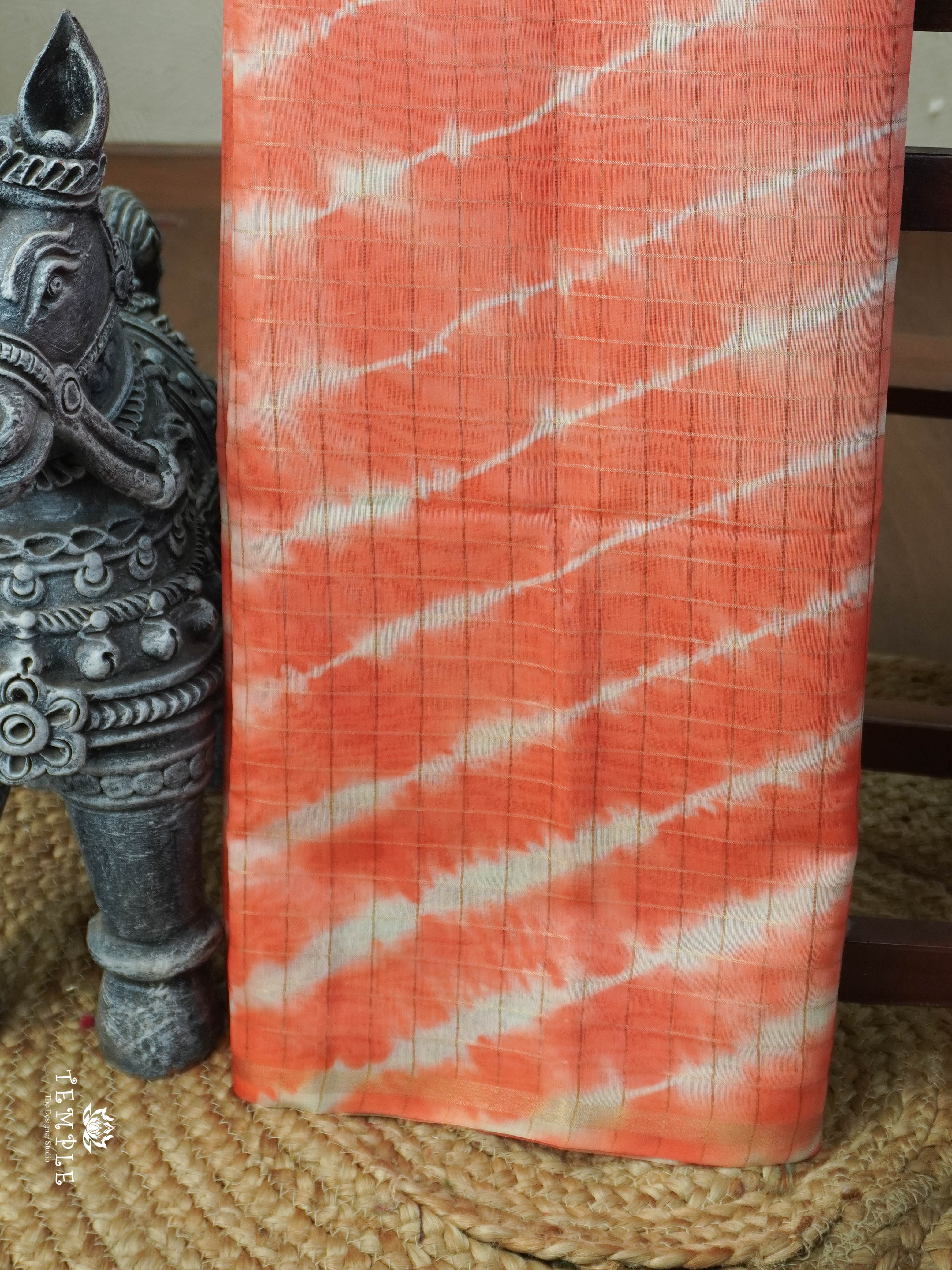 Printed Fancy Cotton Saree | TTDS2881