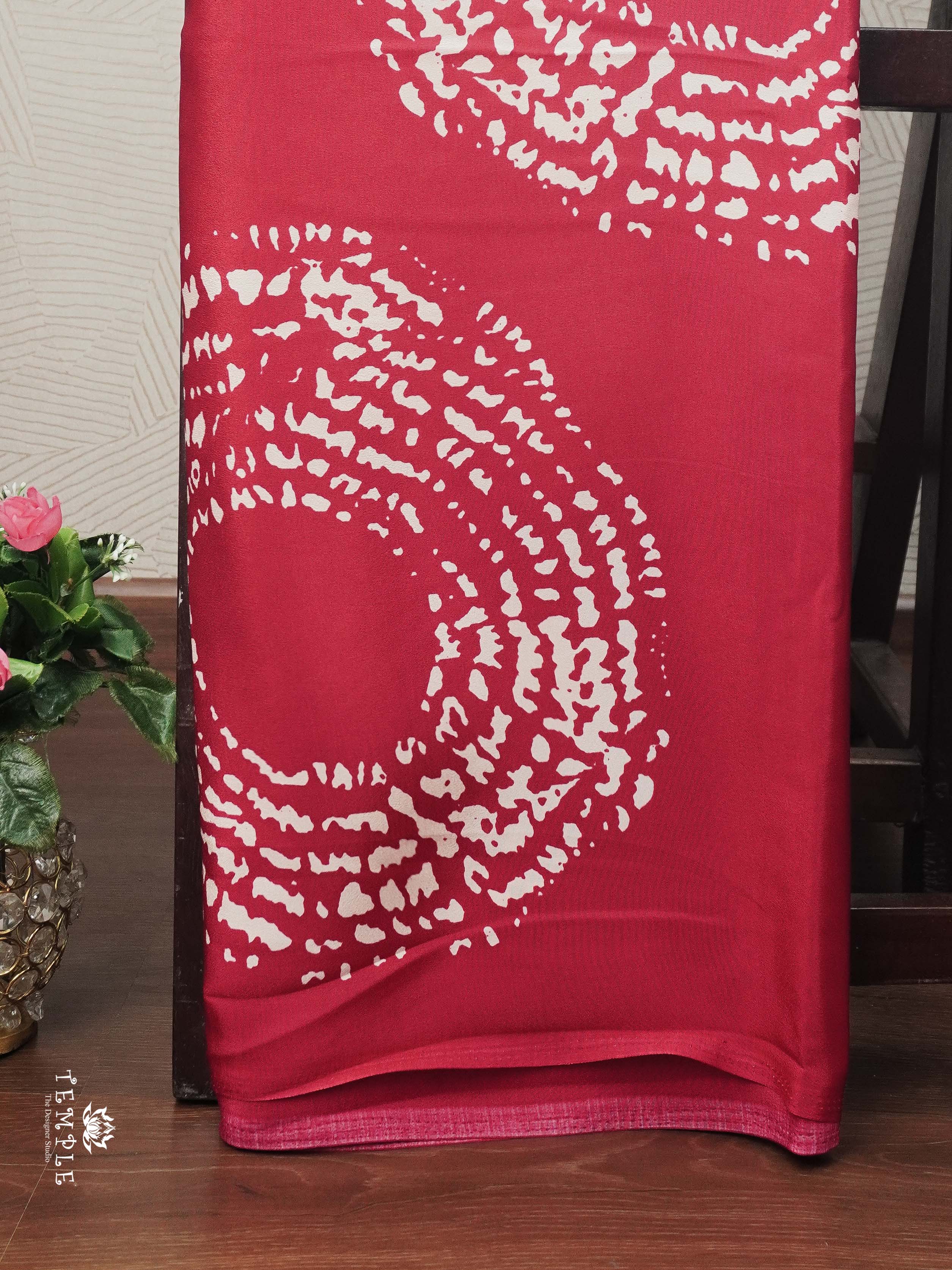 Semi Modal Silk Saree ( Pink) | TTDS2198