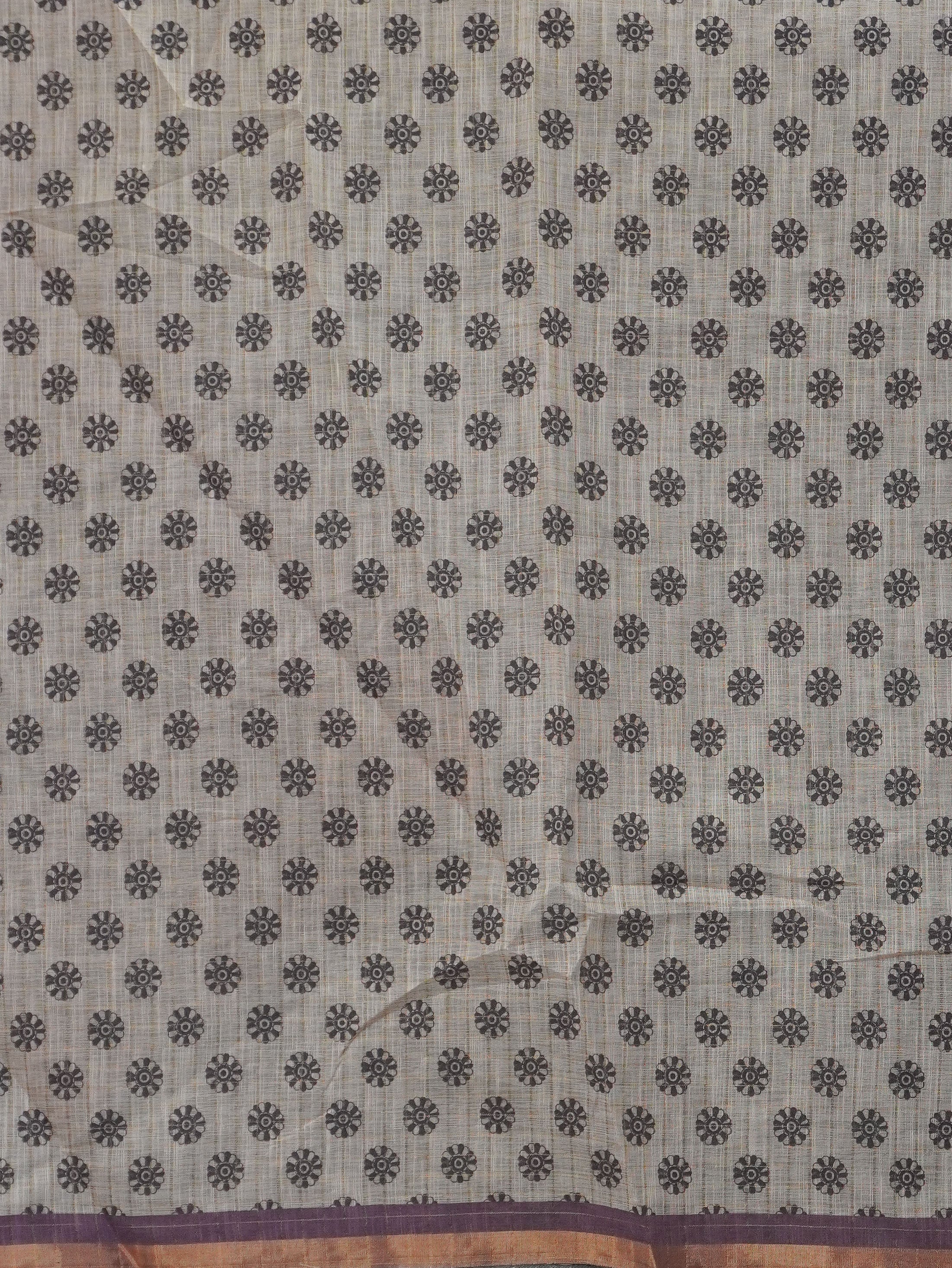 Linen Cotton Saree | TTDS3285