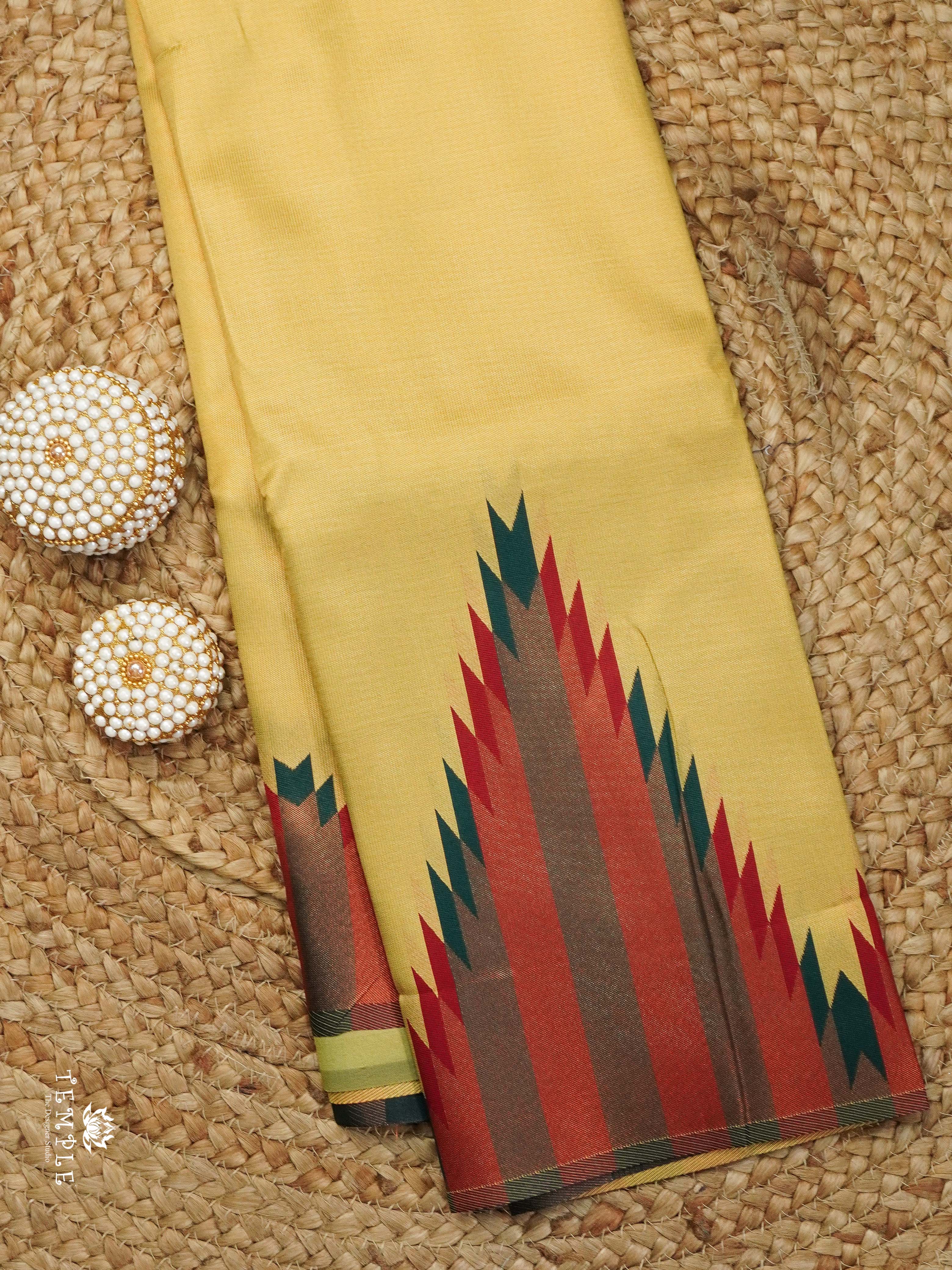 Tissue Brocade SIlk Saree | TTDS2378