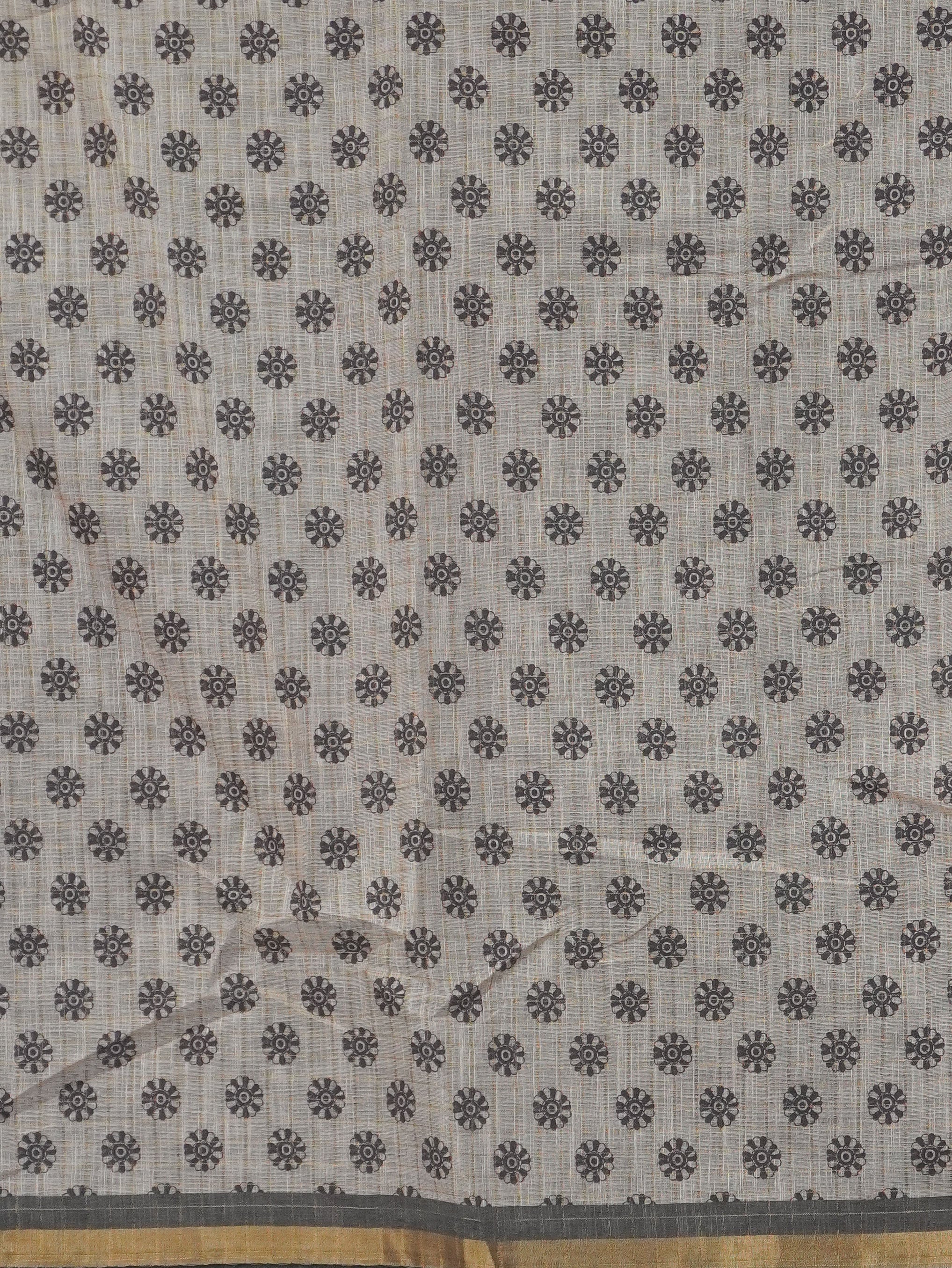Linen Cotton Saree | TTDS3285