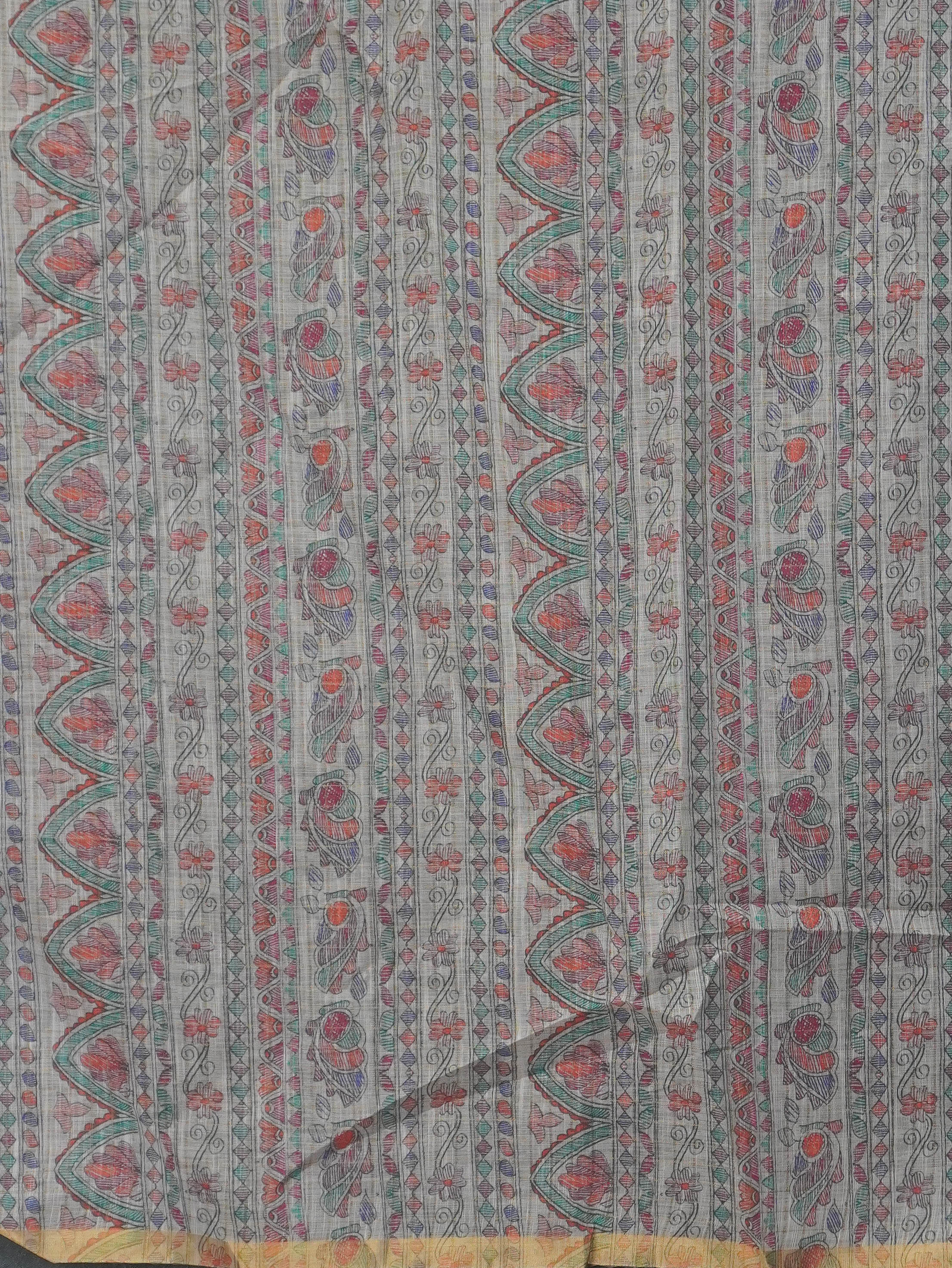 Linen Cotton Saree | TTDS3287