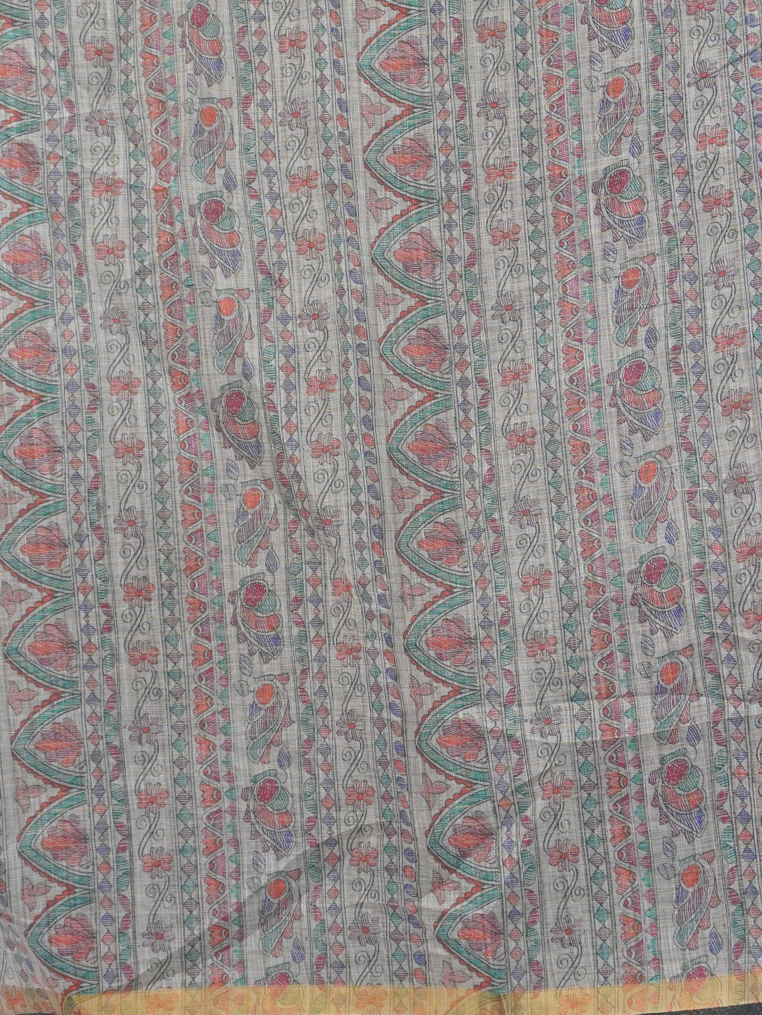 Linen Cotton Saree | TTDS3287