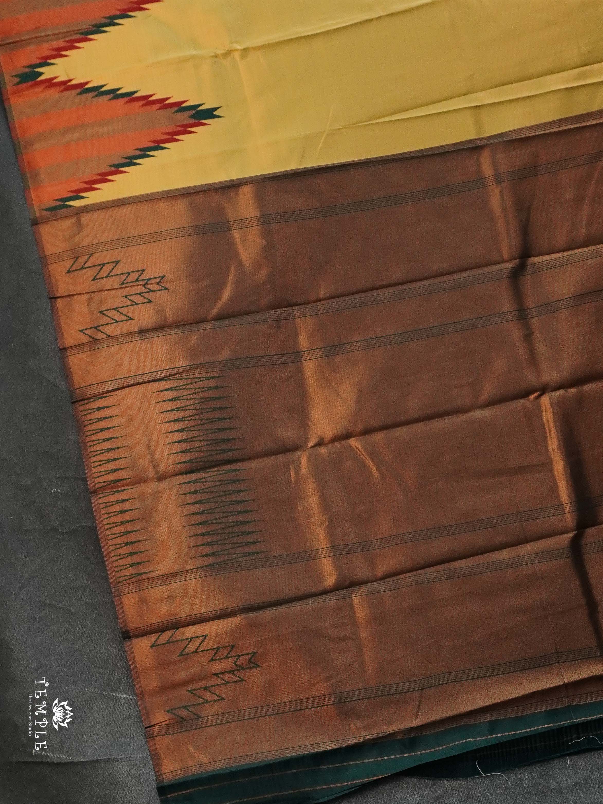 Tissue Brocade SIlk Saree | TTDS2378